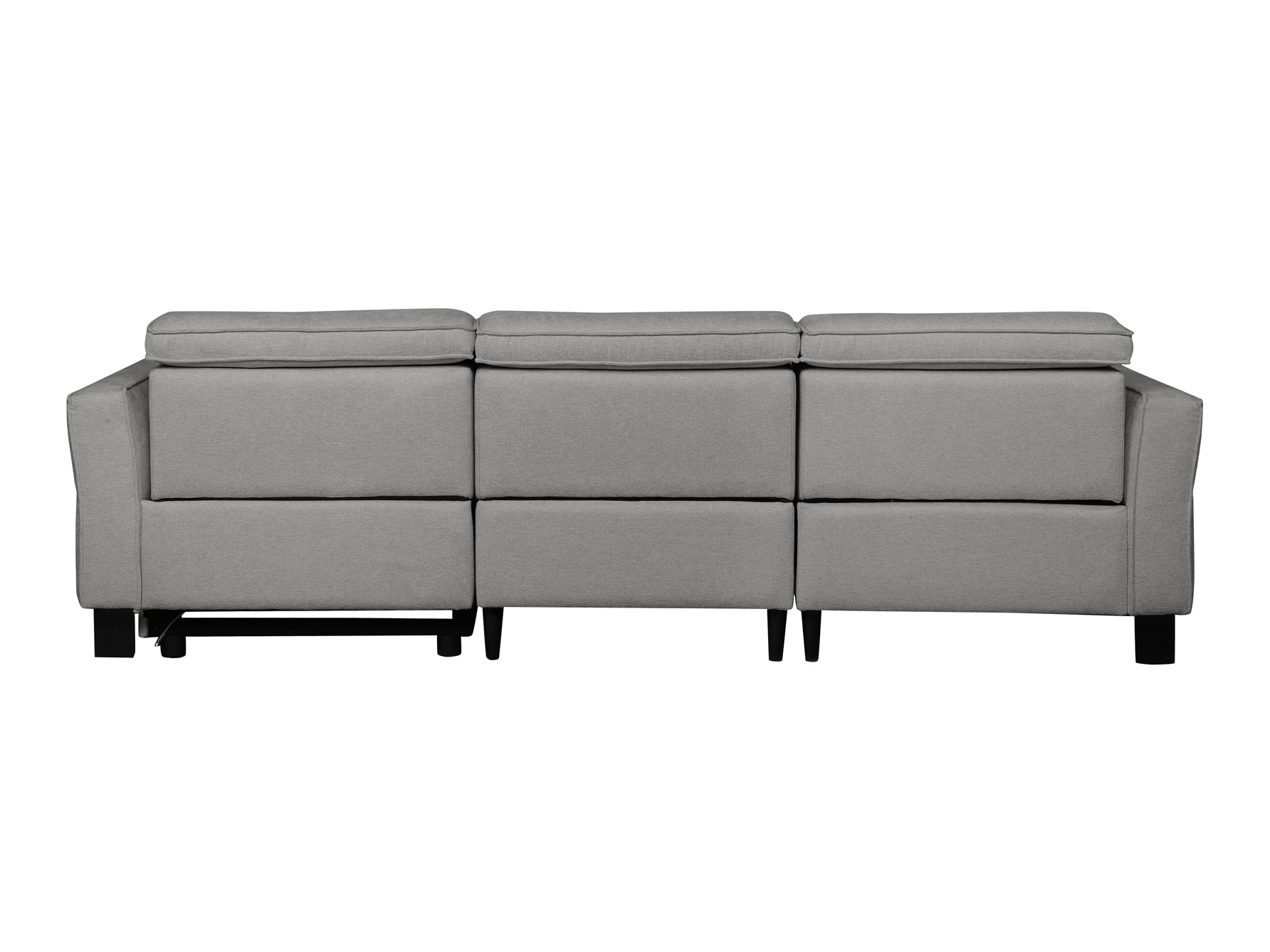 Stūra dīvāns reglaineris Denton 1487 (Gaiši pelēks)