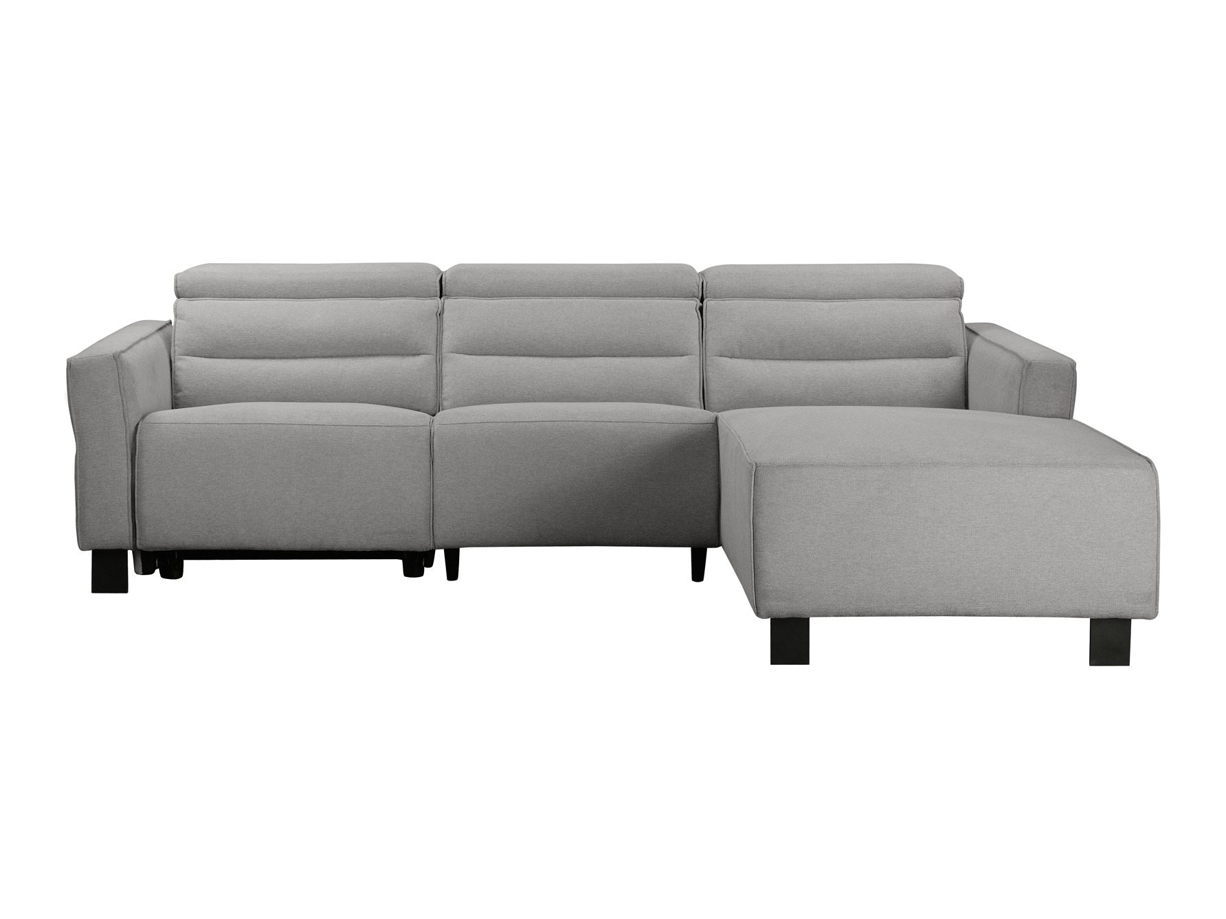 Stūra dīvāns reglaineris Denton 1487 (Gaiši pelēks)