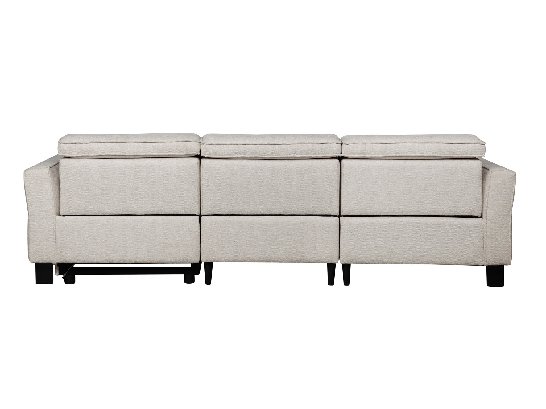 Stūra dīvāns reglaineris Denton 1487 (Krēms)