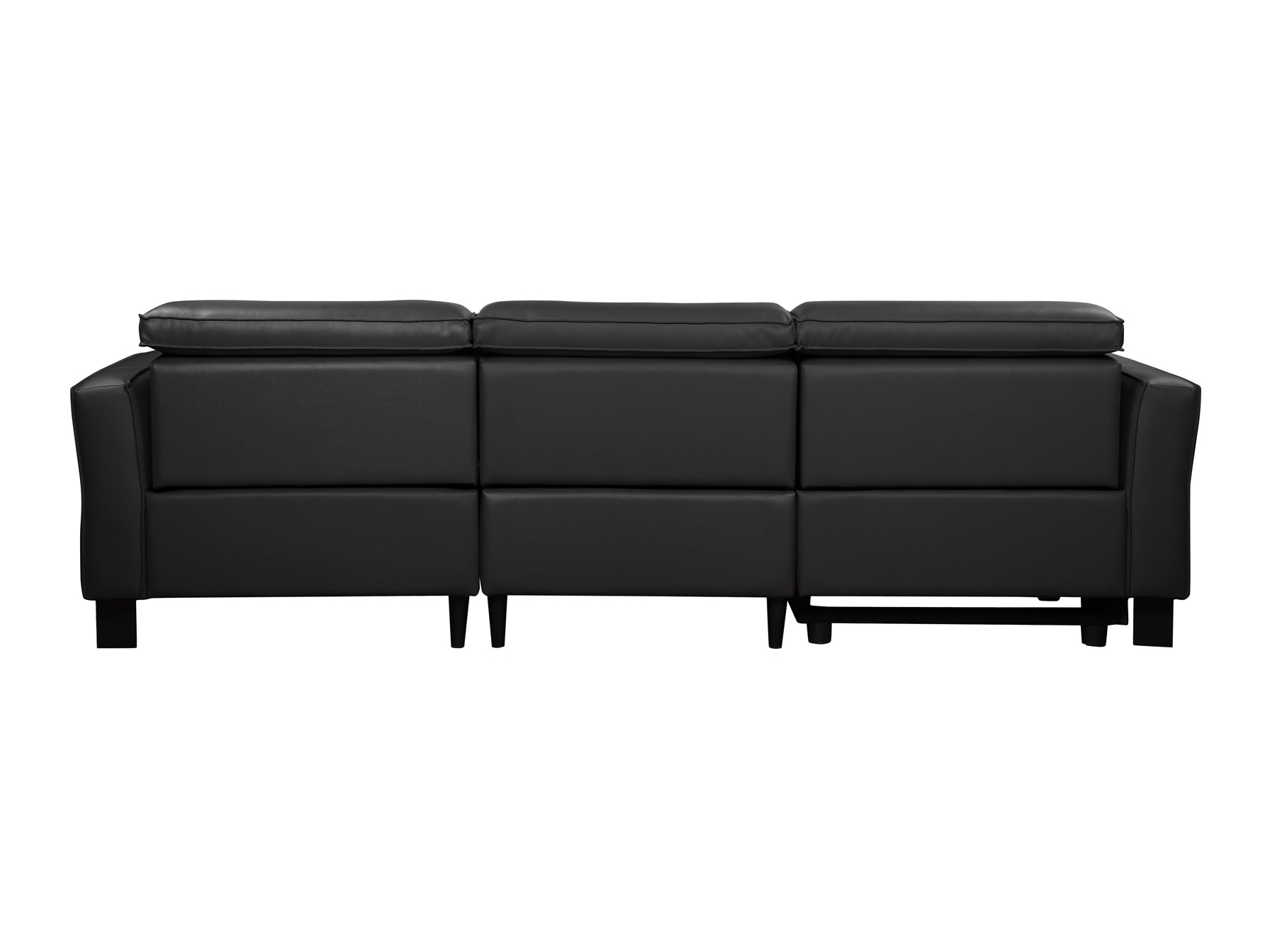 Stūra dīvāns reglaineris Denton 1487 (Melns)