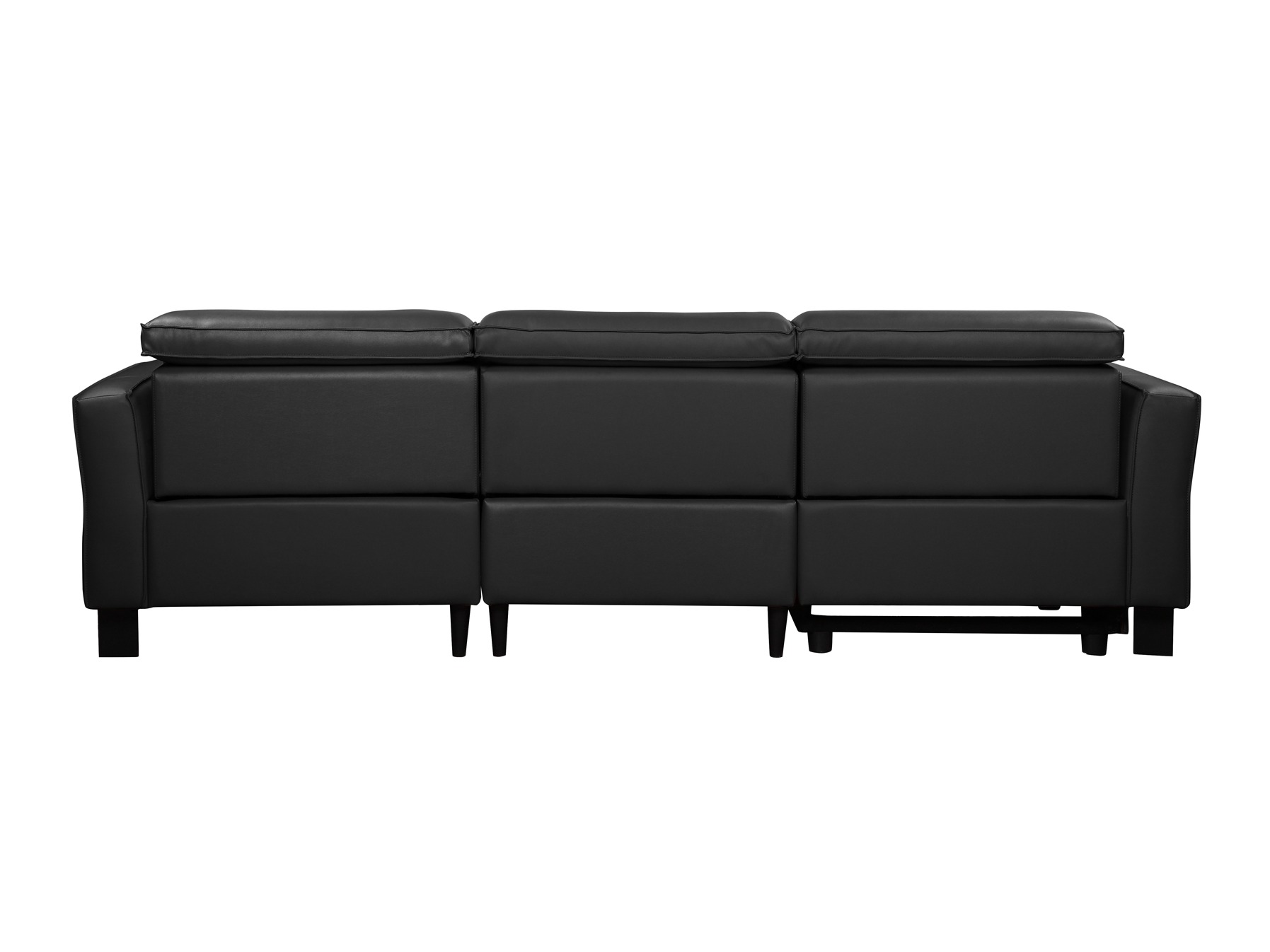 Stūra dīvāns reglaineris Denton 1487 (Melns)