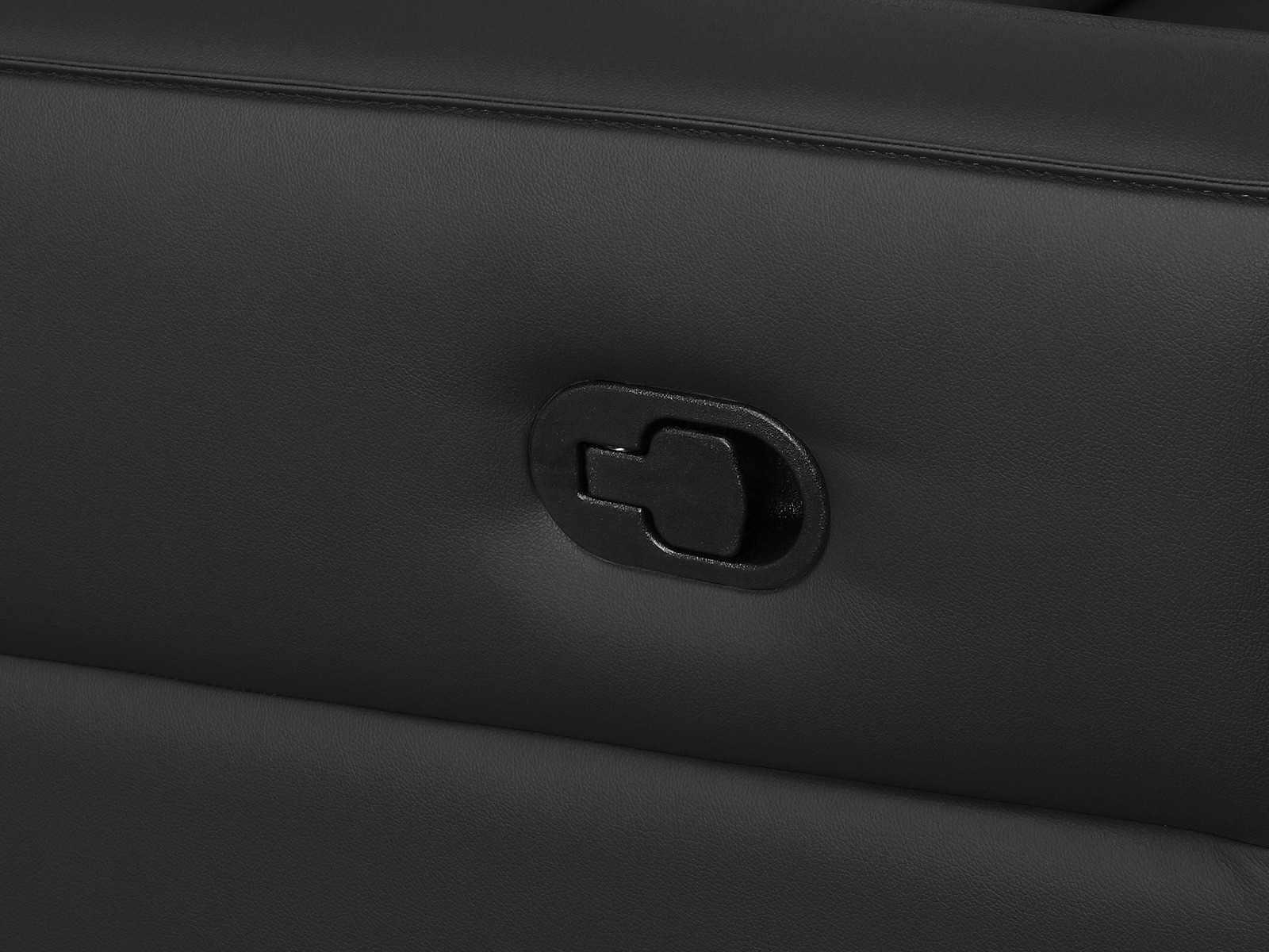 Stūra dīvāns reglaineris Denton 1487 (Melns)