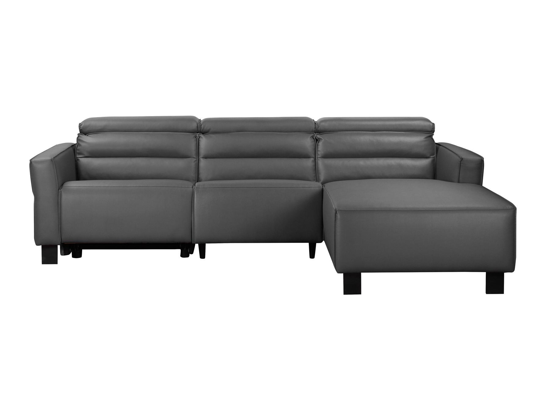 Stūra dīvāns reglaineris Denton 1487 (Pelēks)