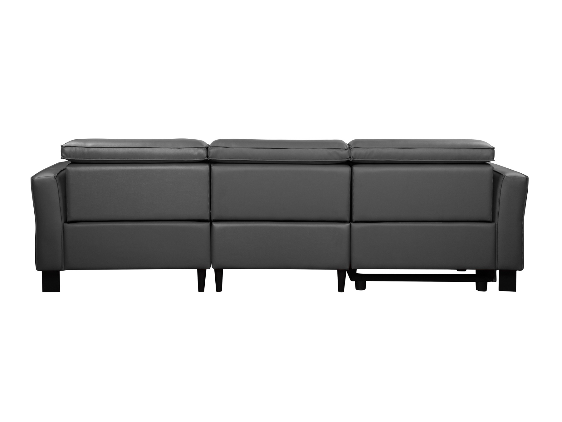 Stūra dīvāns reglaineris Denton 1487 (Pelēks)