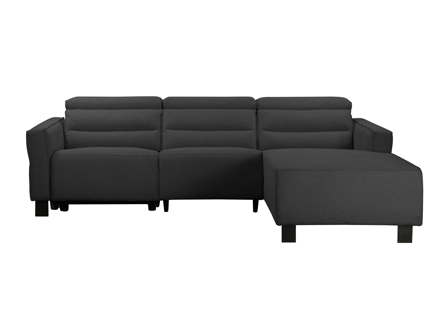 Угловой диван реклайнер Denton 1487 (Антрацит)