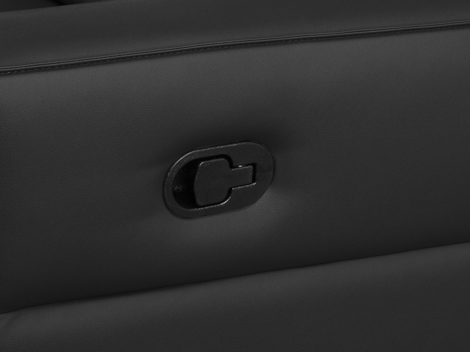 Угловой диван реклайнер Denton 1487 (Чёрный)