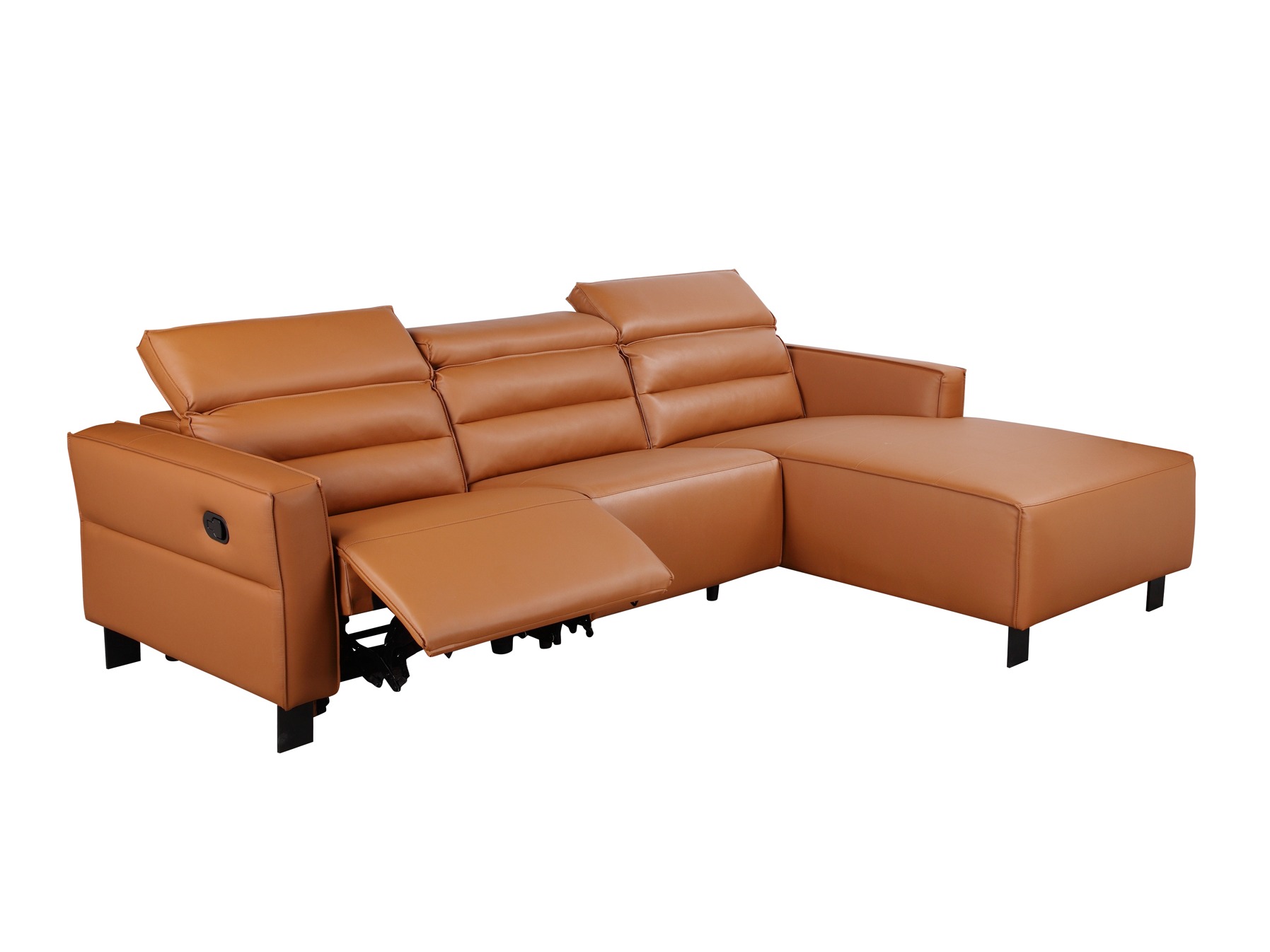 Угловой диван реклайнер Denton 1487 (Коричневый)