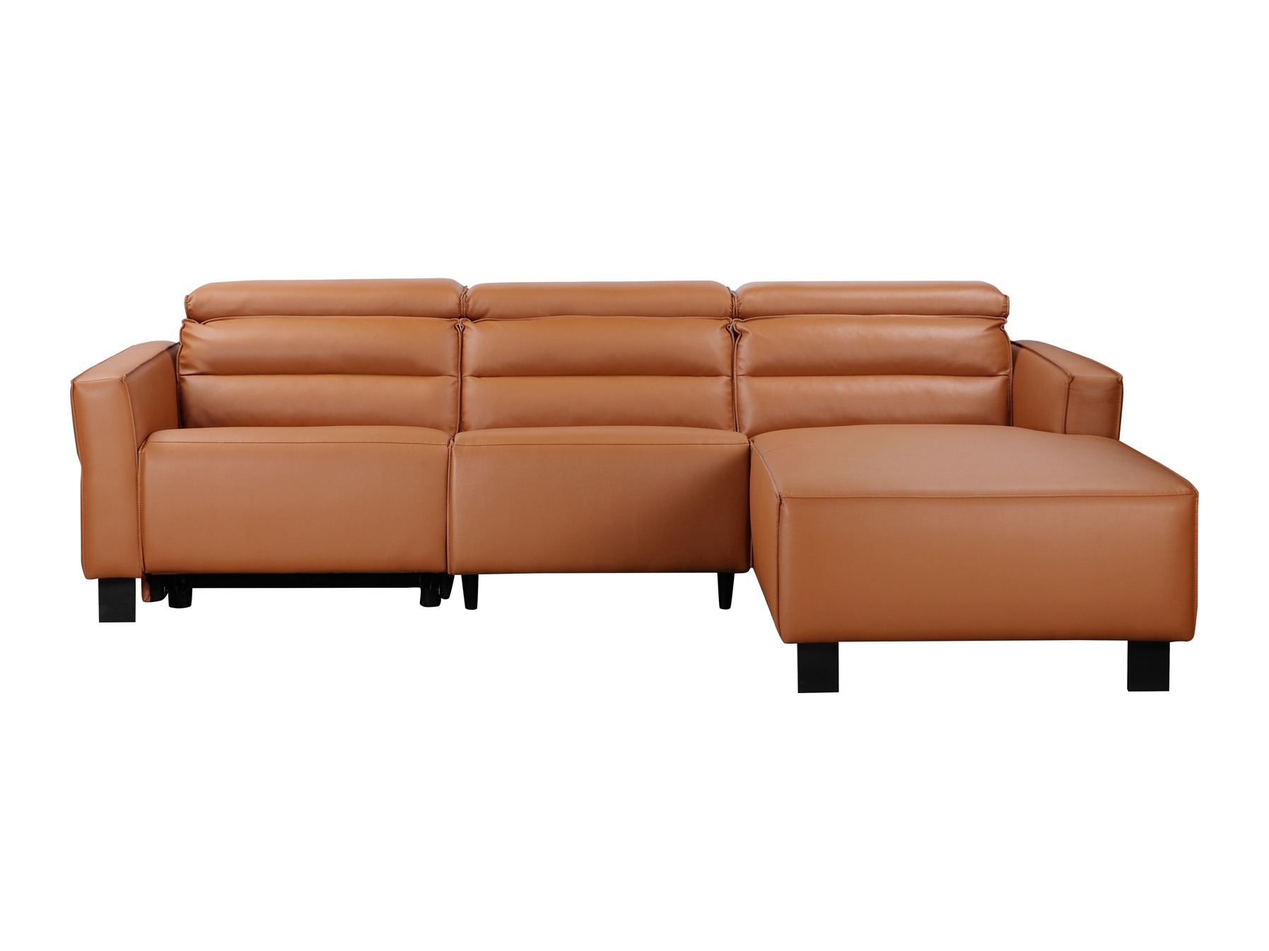 Угловой диван реклайнер Denton 1487 (Коричневый)