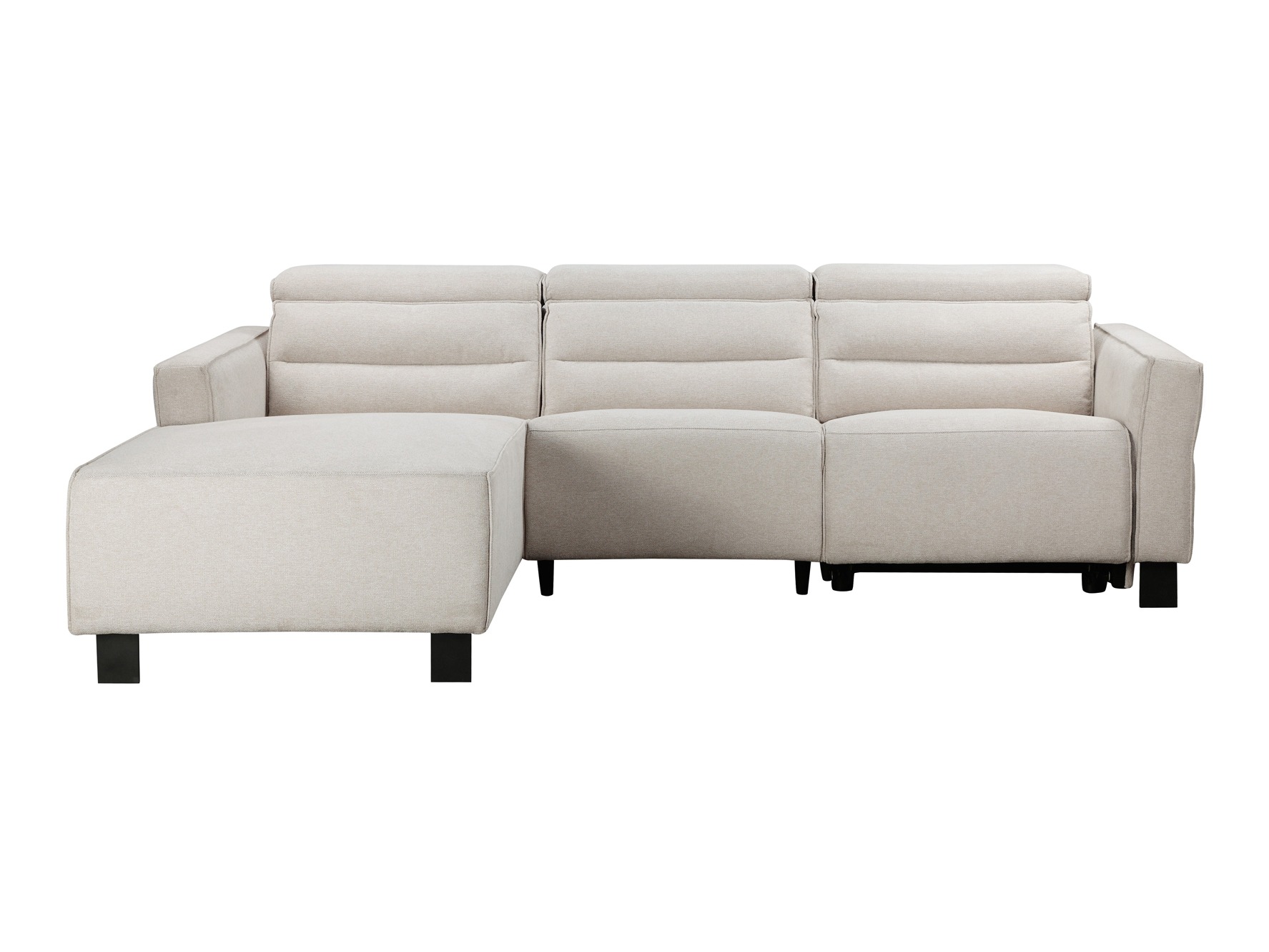 Угловой диван реклайнер Denton 1487 (Крем)