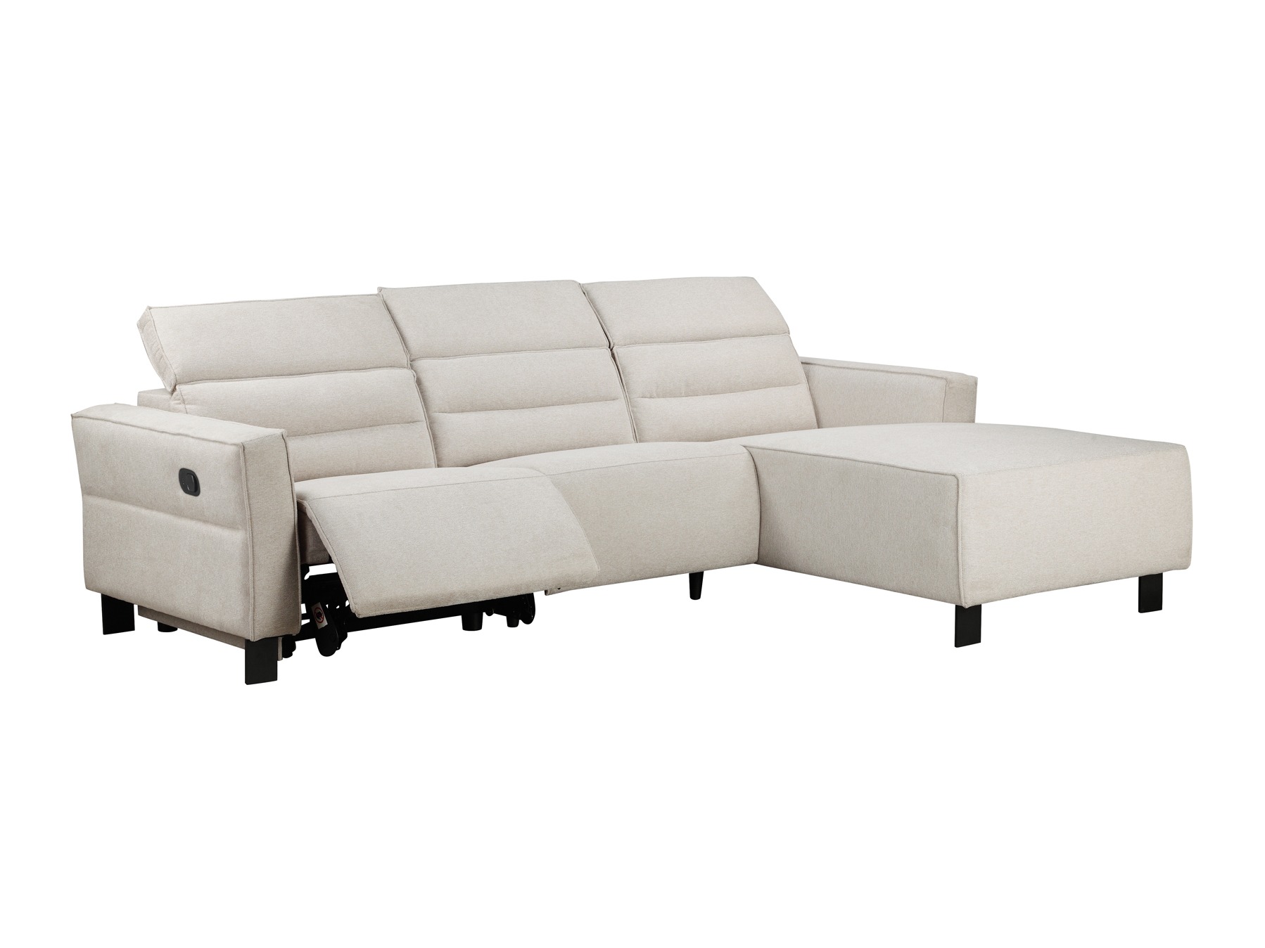 Угловой диван реклайнер Denton 1487 (Крем)