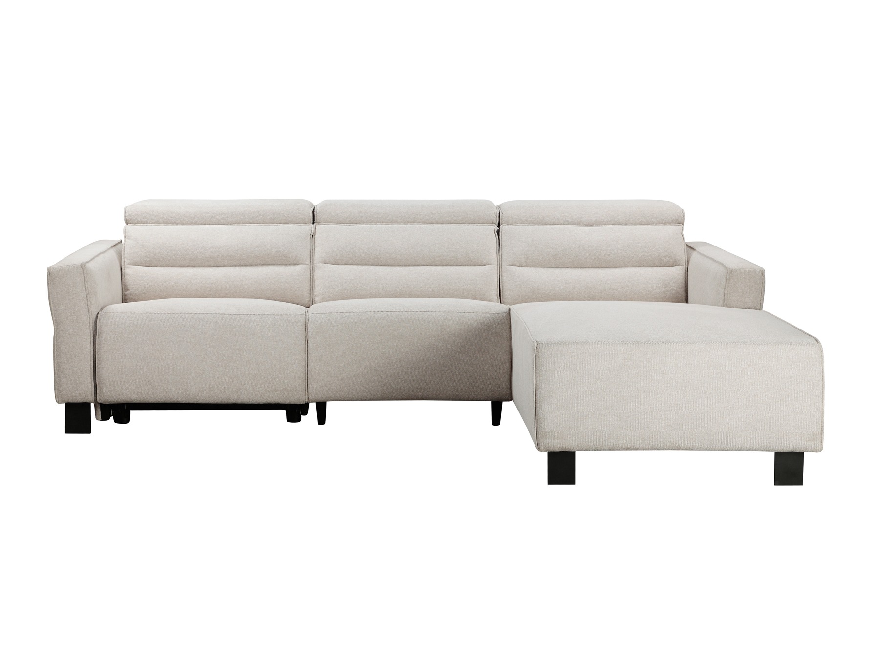 Угловой диван реклайнер Denton 1487 (Крем)