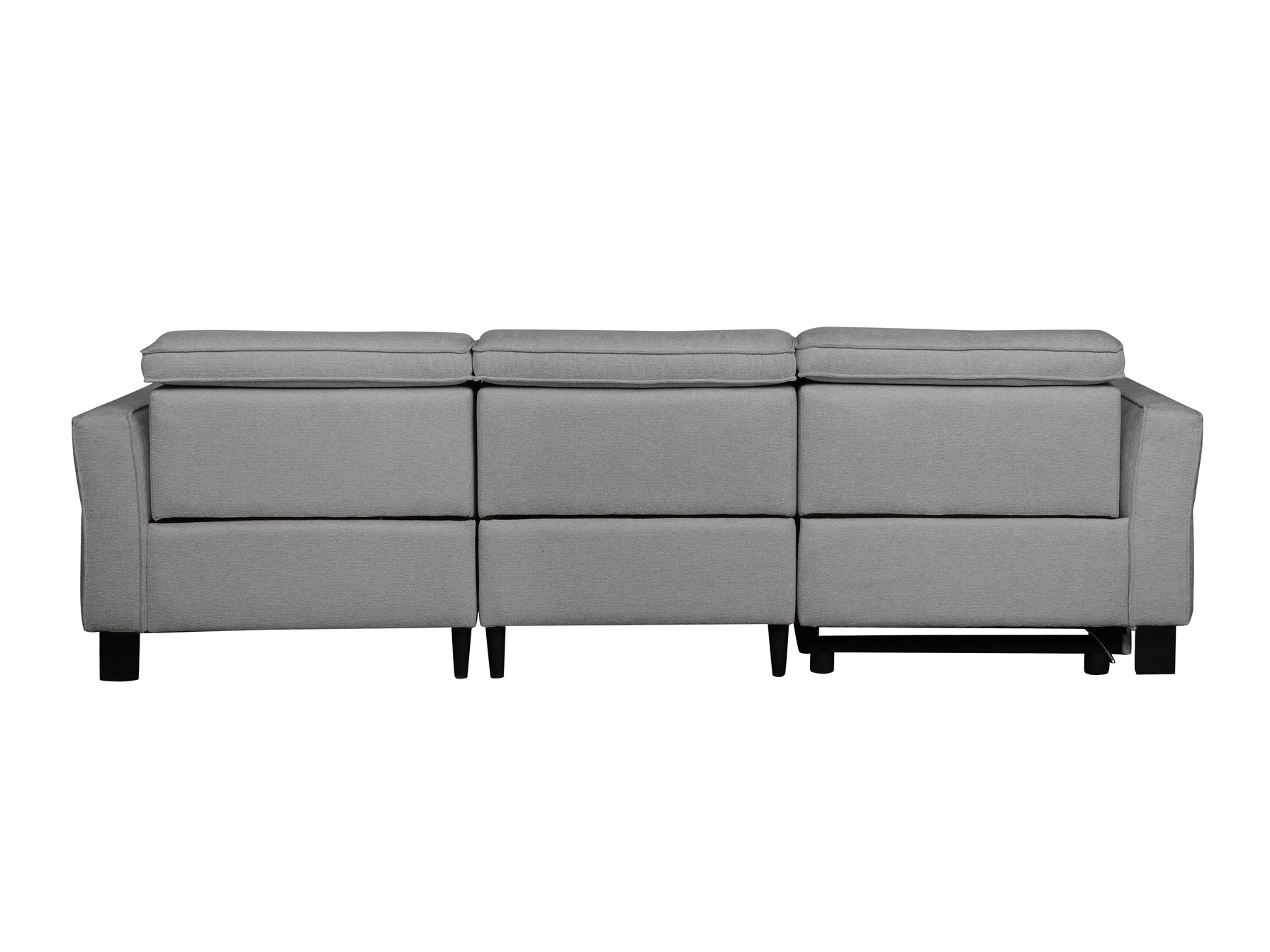 Угловой диван реклайнер Denton 1487 (Светло-серый)