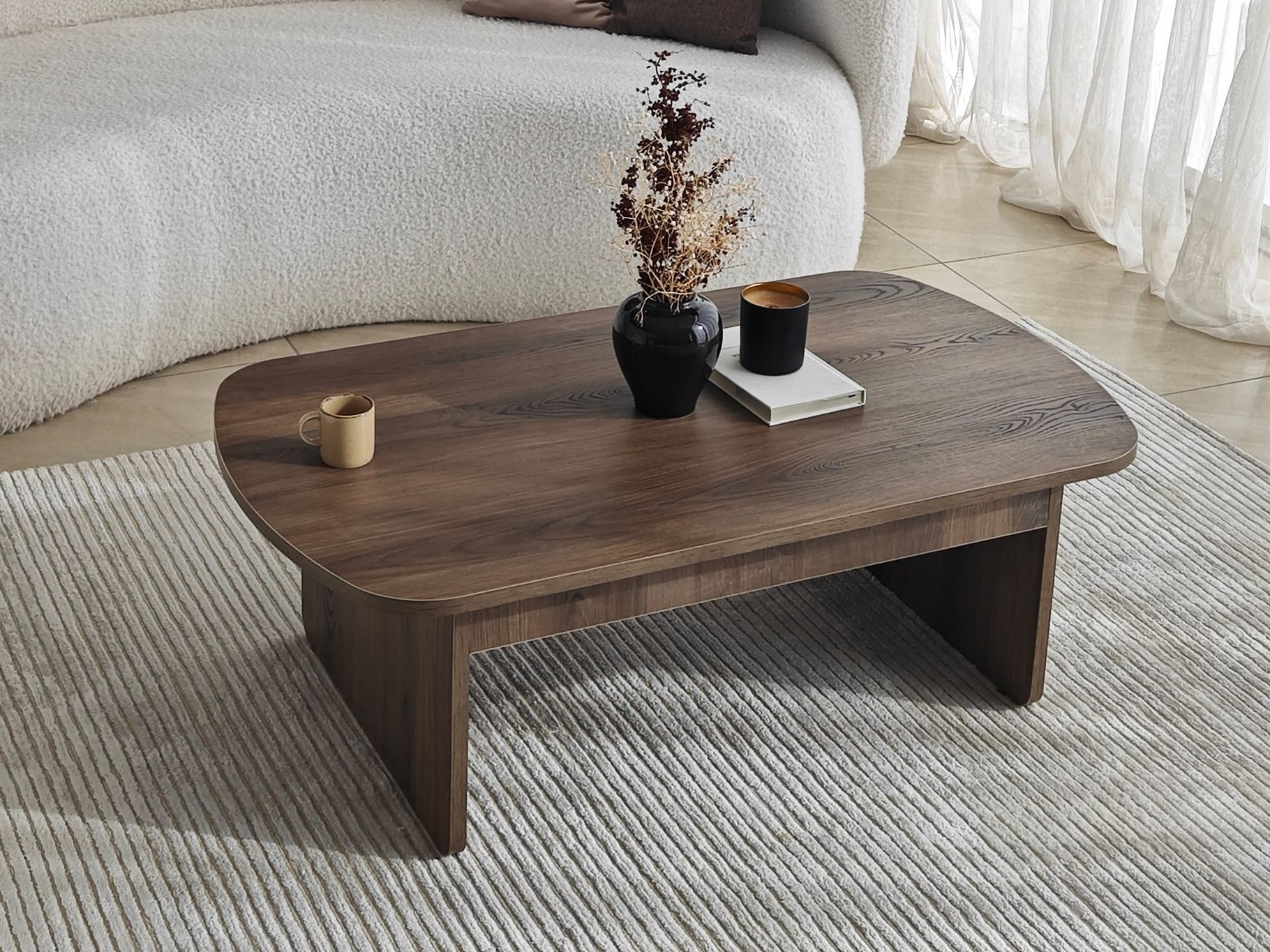 Žurnālu galdiņš Kailua 2631 (Riekstkoks)