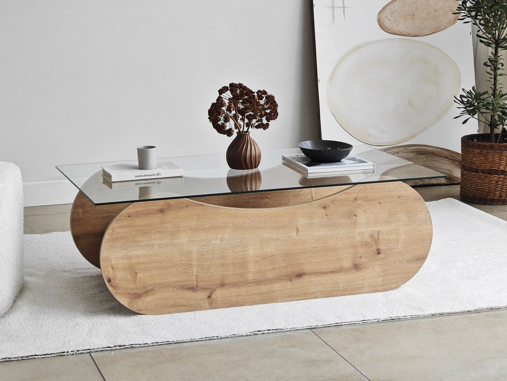 Žurnālu galdiņš Kailua 2632 (Ozols)