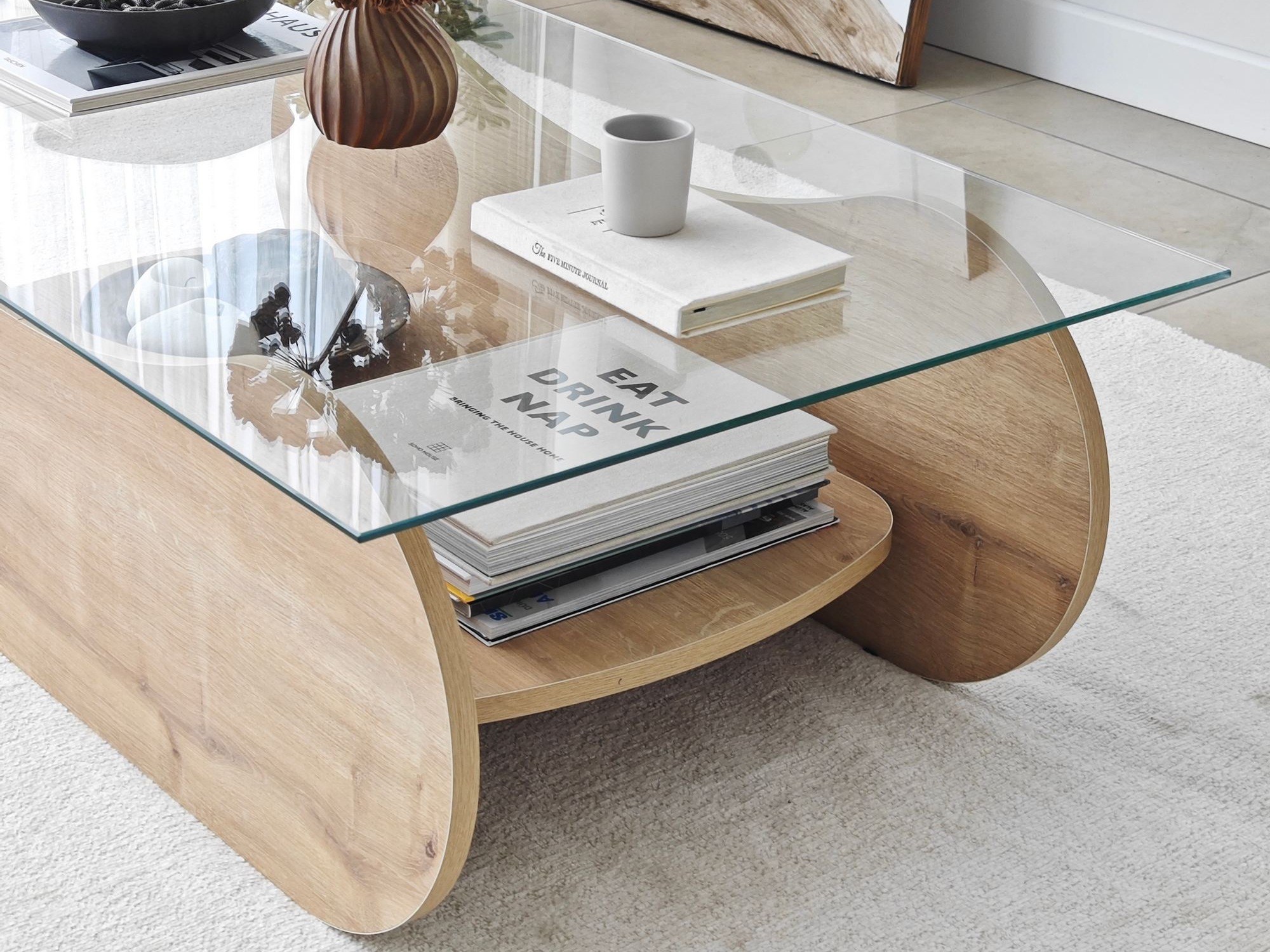 Žurnālu galdiņš Kailua 2632 (Ozols)