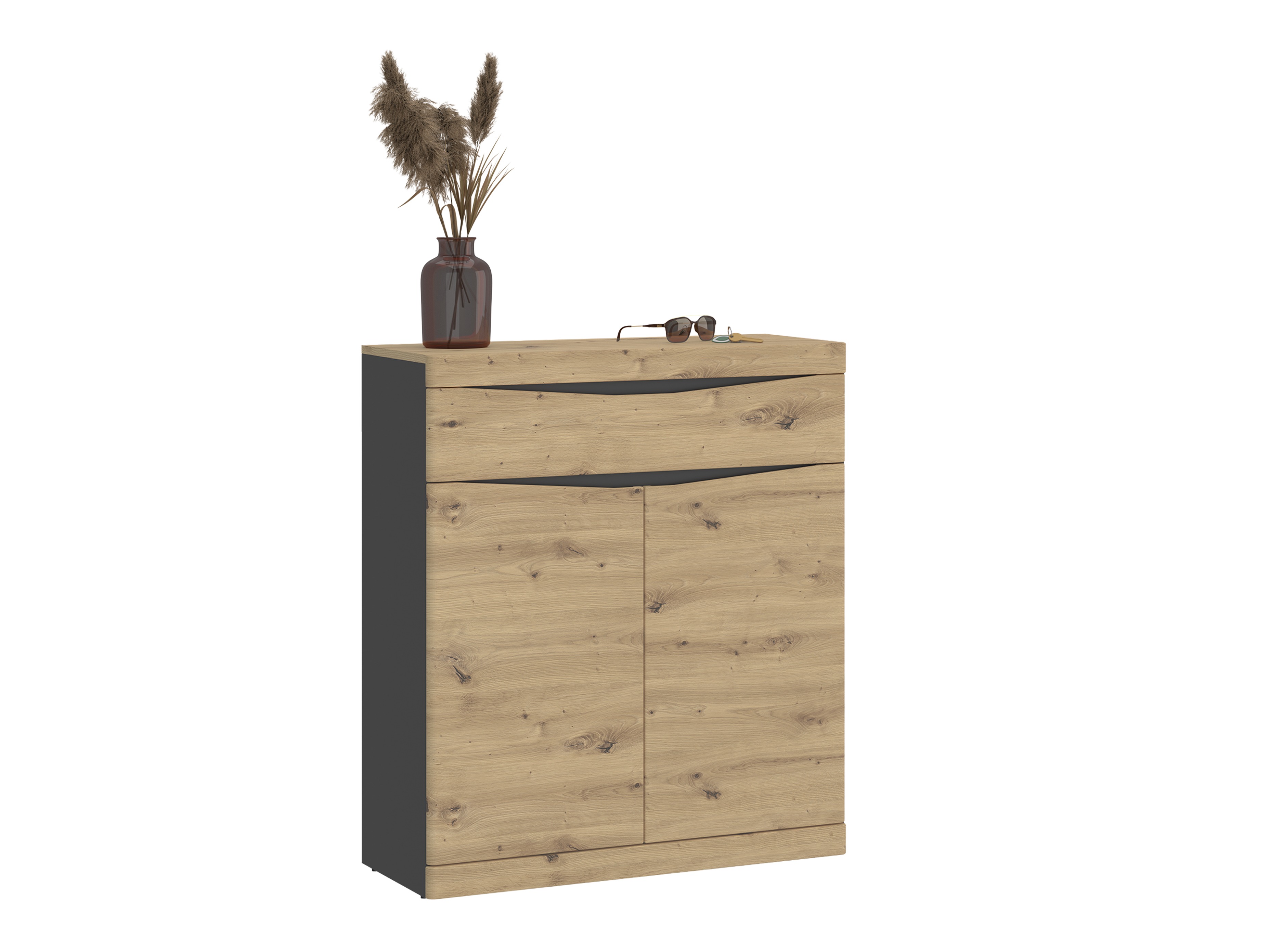 Kомод Venlori 115 (Artisan дуб + Антрацит)