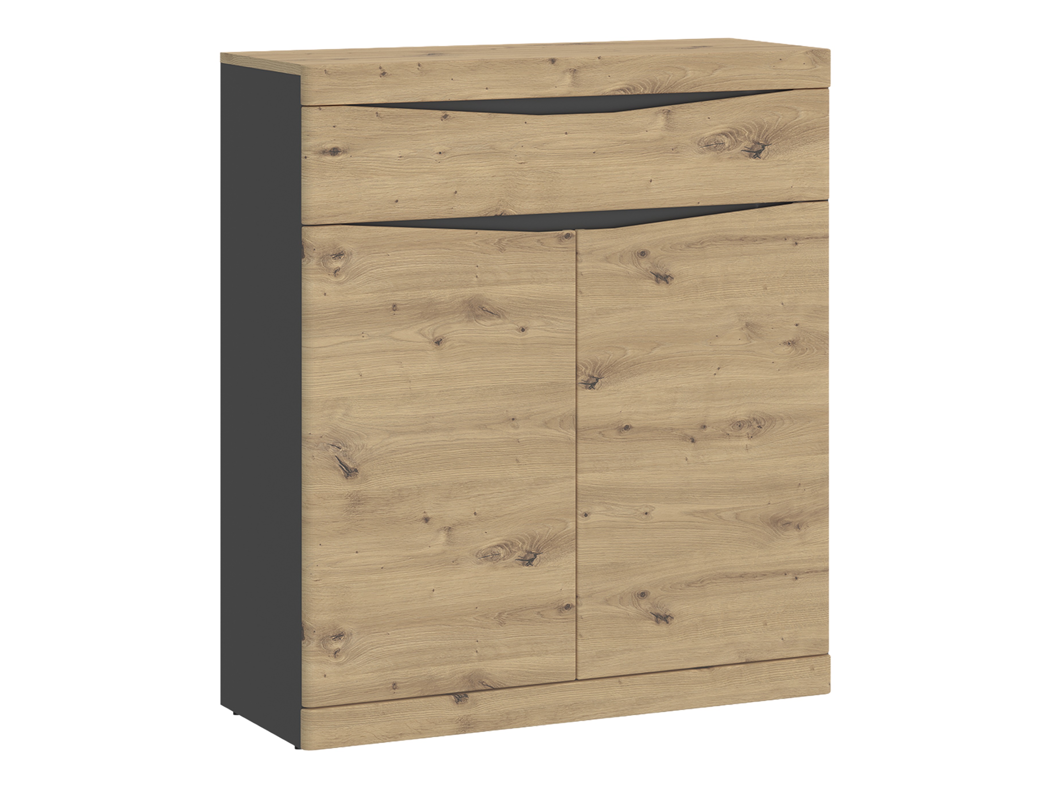 Kumode Venlori 115 (Artisan ozols + Antracīts)