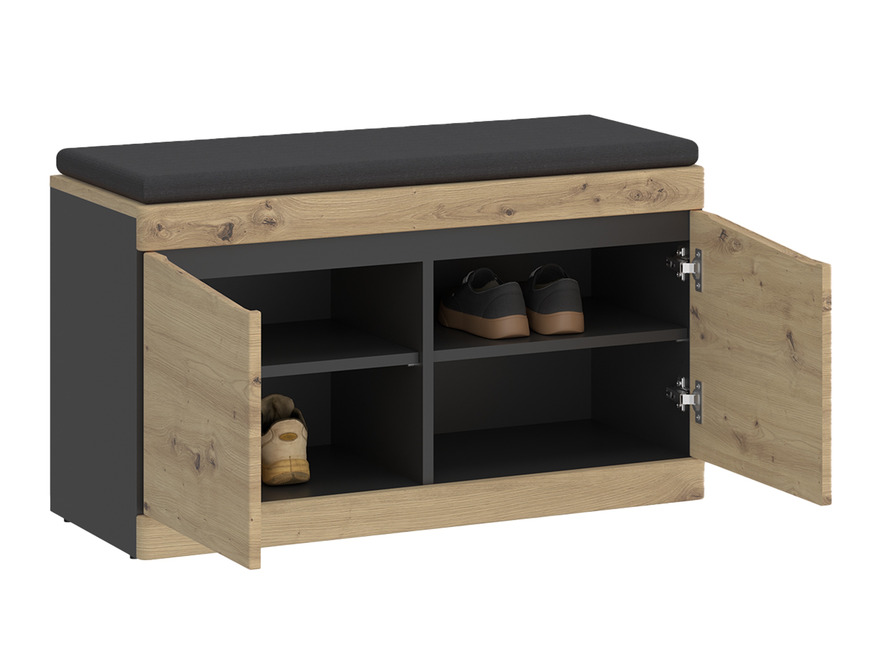 Kurpju kaste Ontario 146 (Artisan ozols + Antracīts)