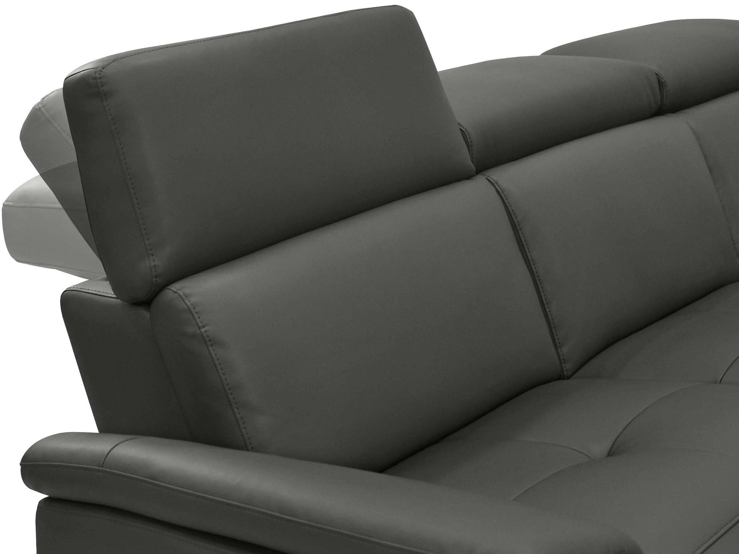 Stūra dīvāns reglaineris Denton 1488 (Melns)