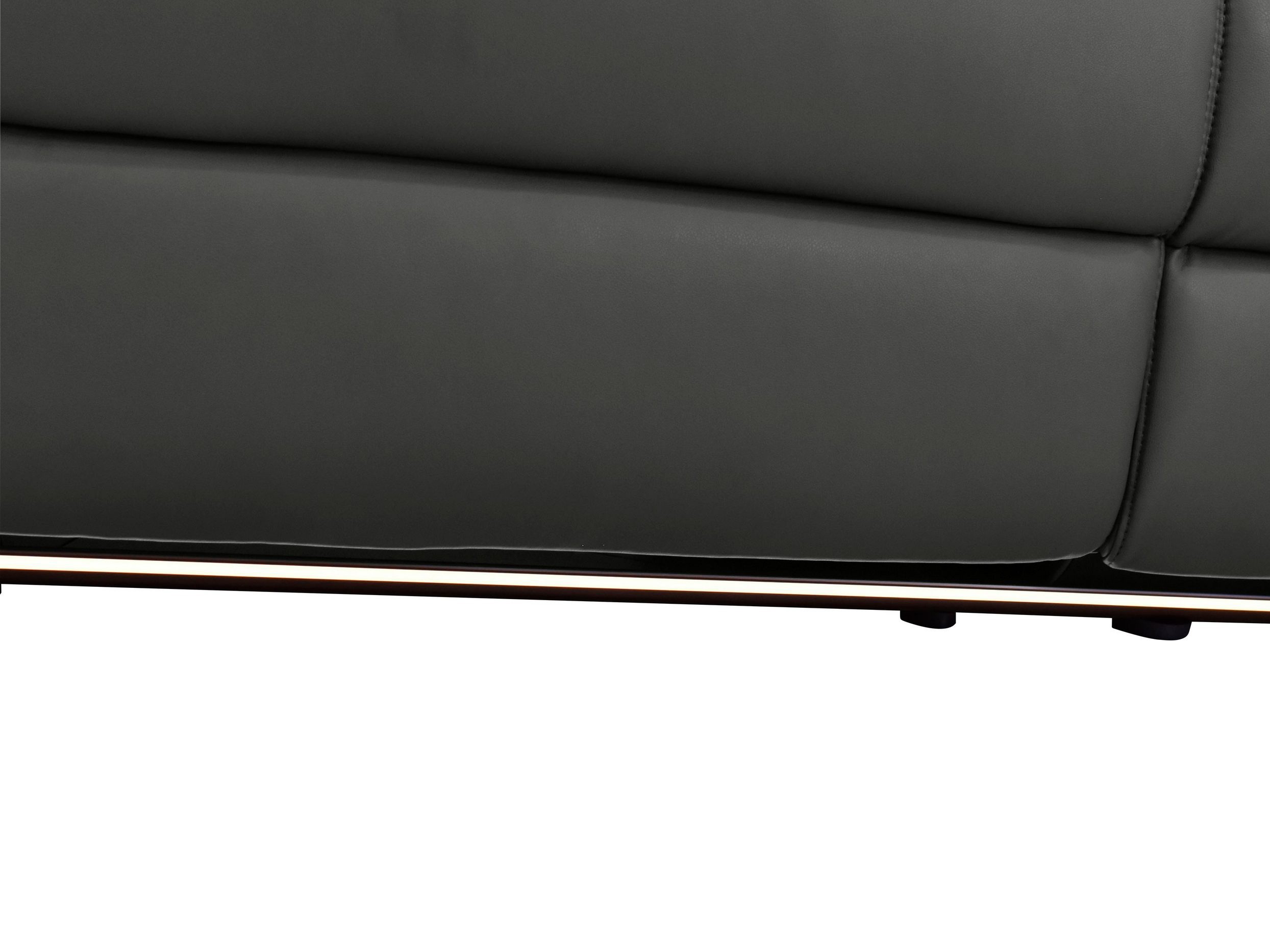 Угловой диван реклайнер Denton 1488 (Чёрный)