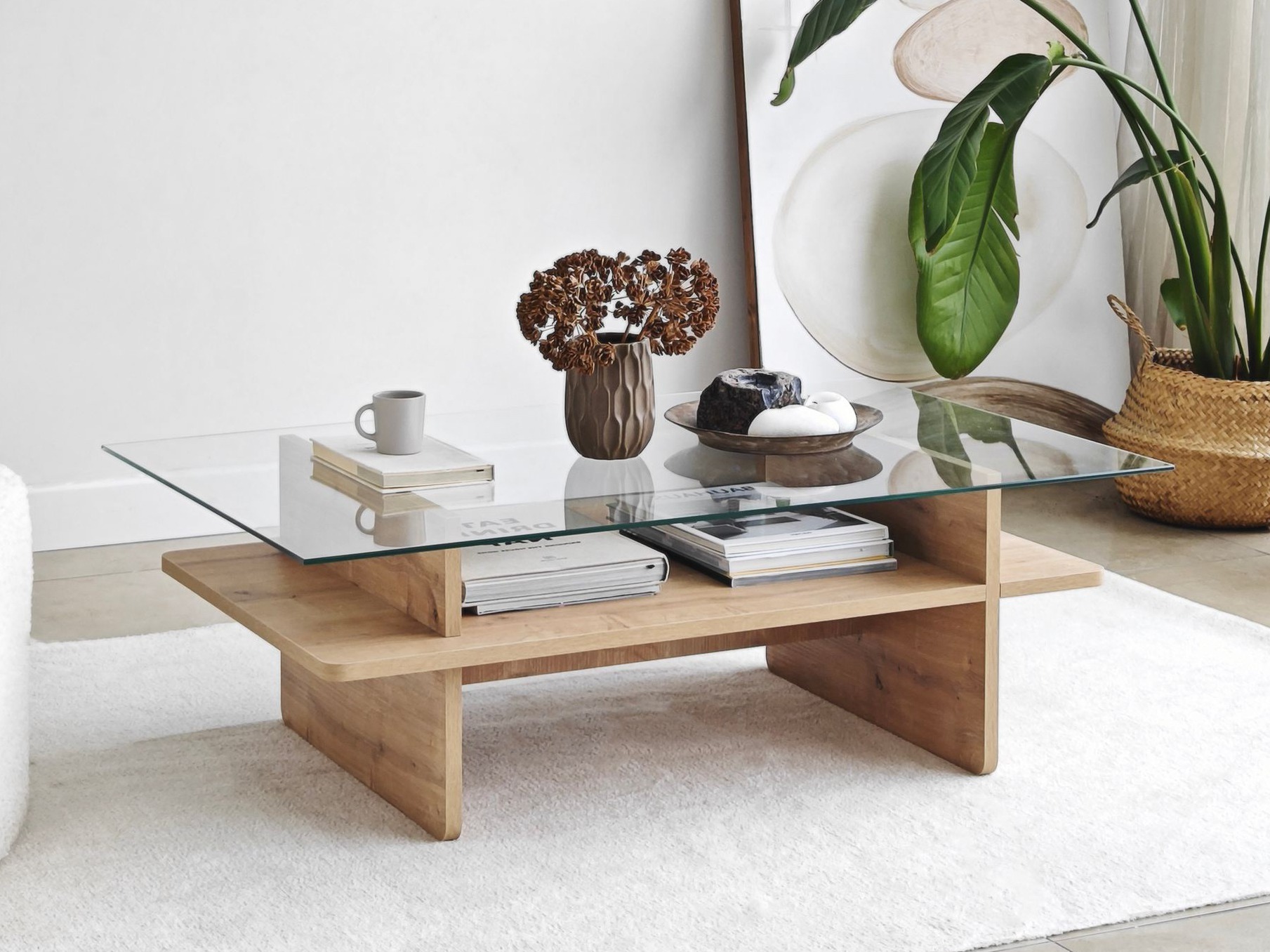 Žurnālu galdiņš Kailua 2635 (Ozols)