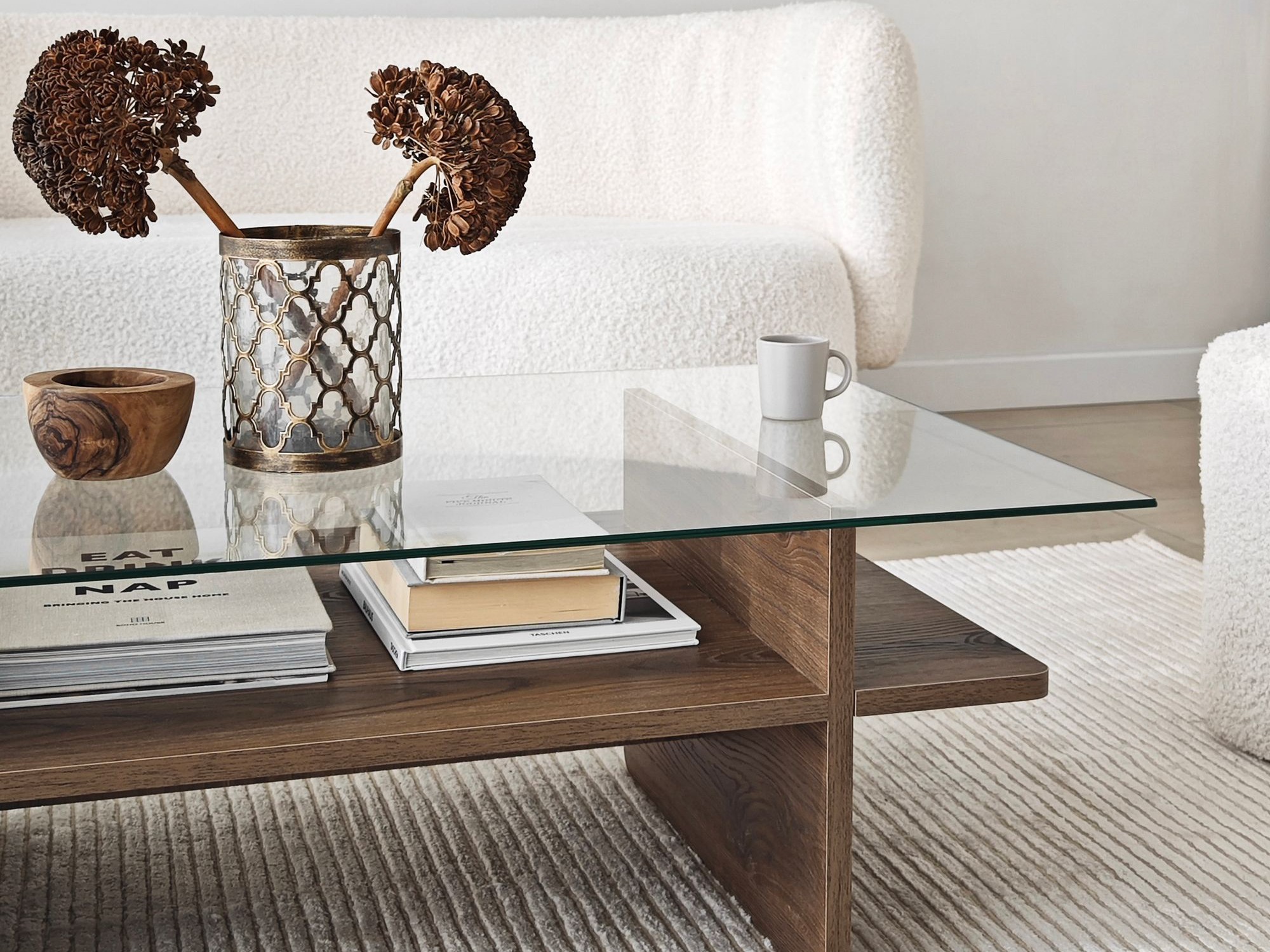 Žurnālu galdiņš Kailua 2635 (Riekstkoks)