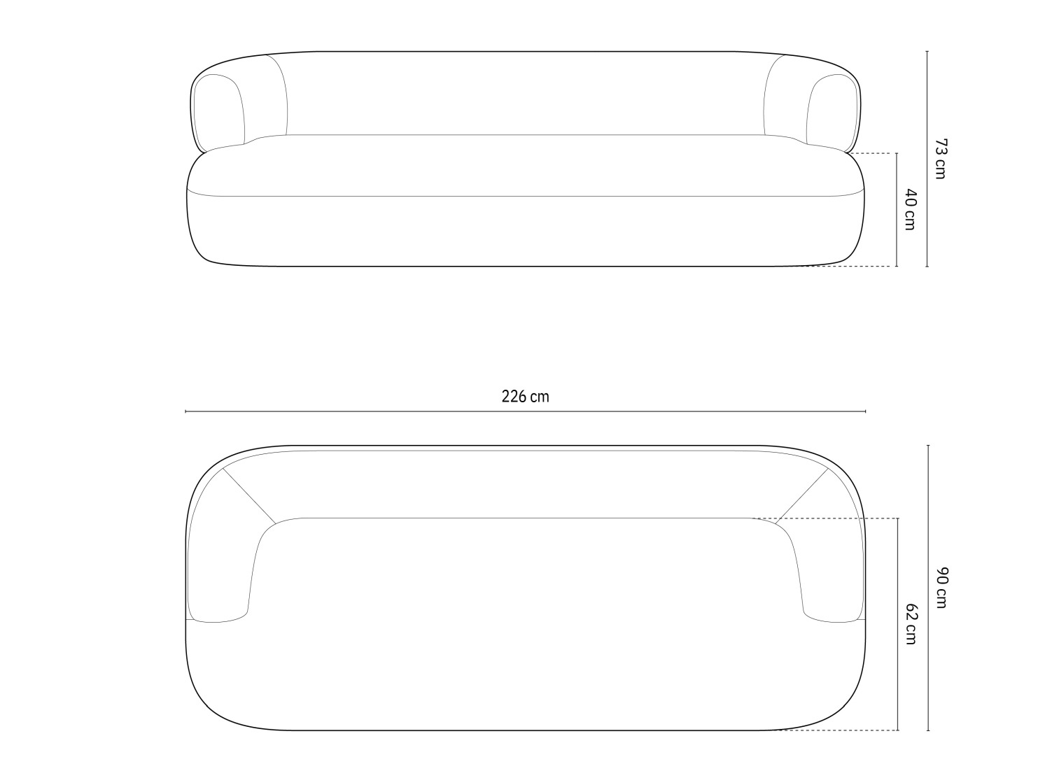 Dīvāns Beckley 144 (Navw or Never 01)