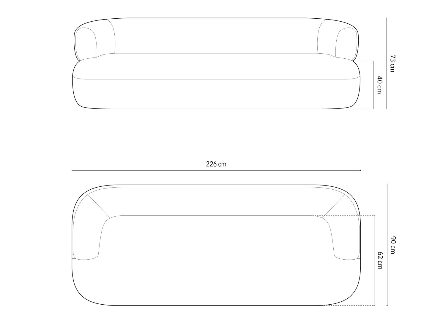 Dīvāns Beckley 144 (Navw or Never 79)