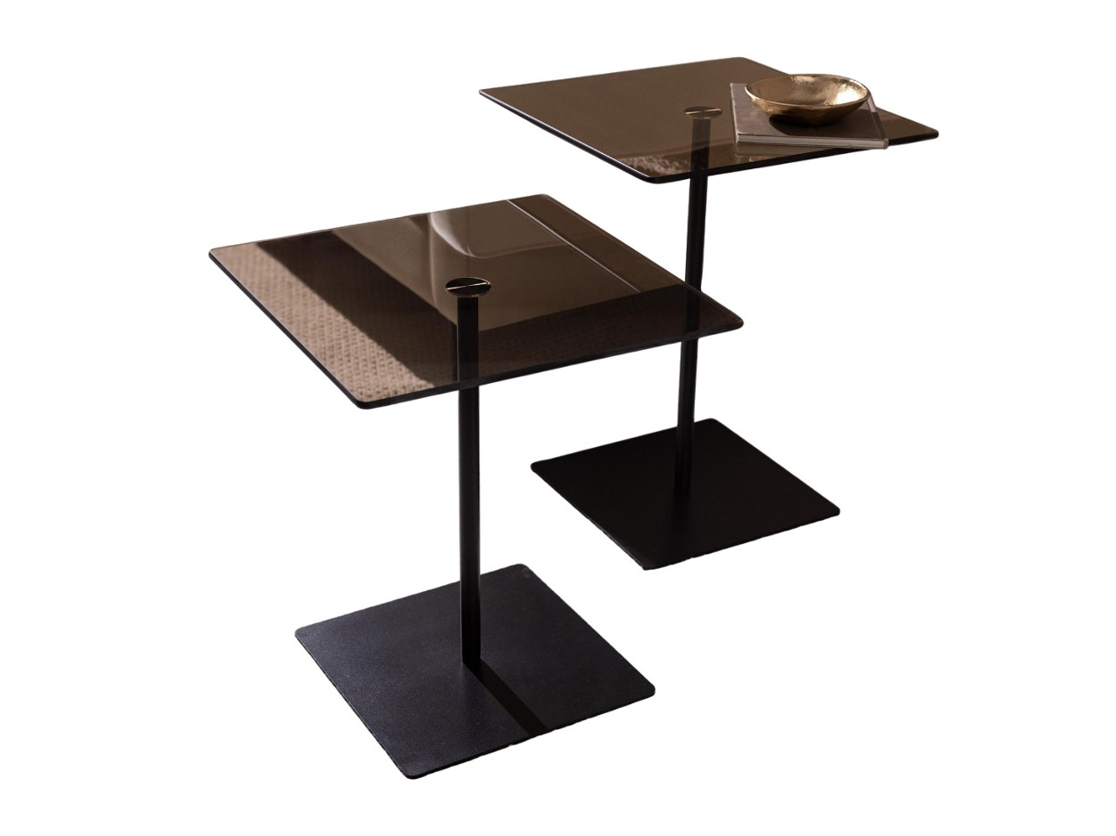 Kafijas galdiņu komplekts Kailua 2639 (Melns + Brūns)