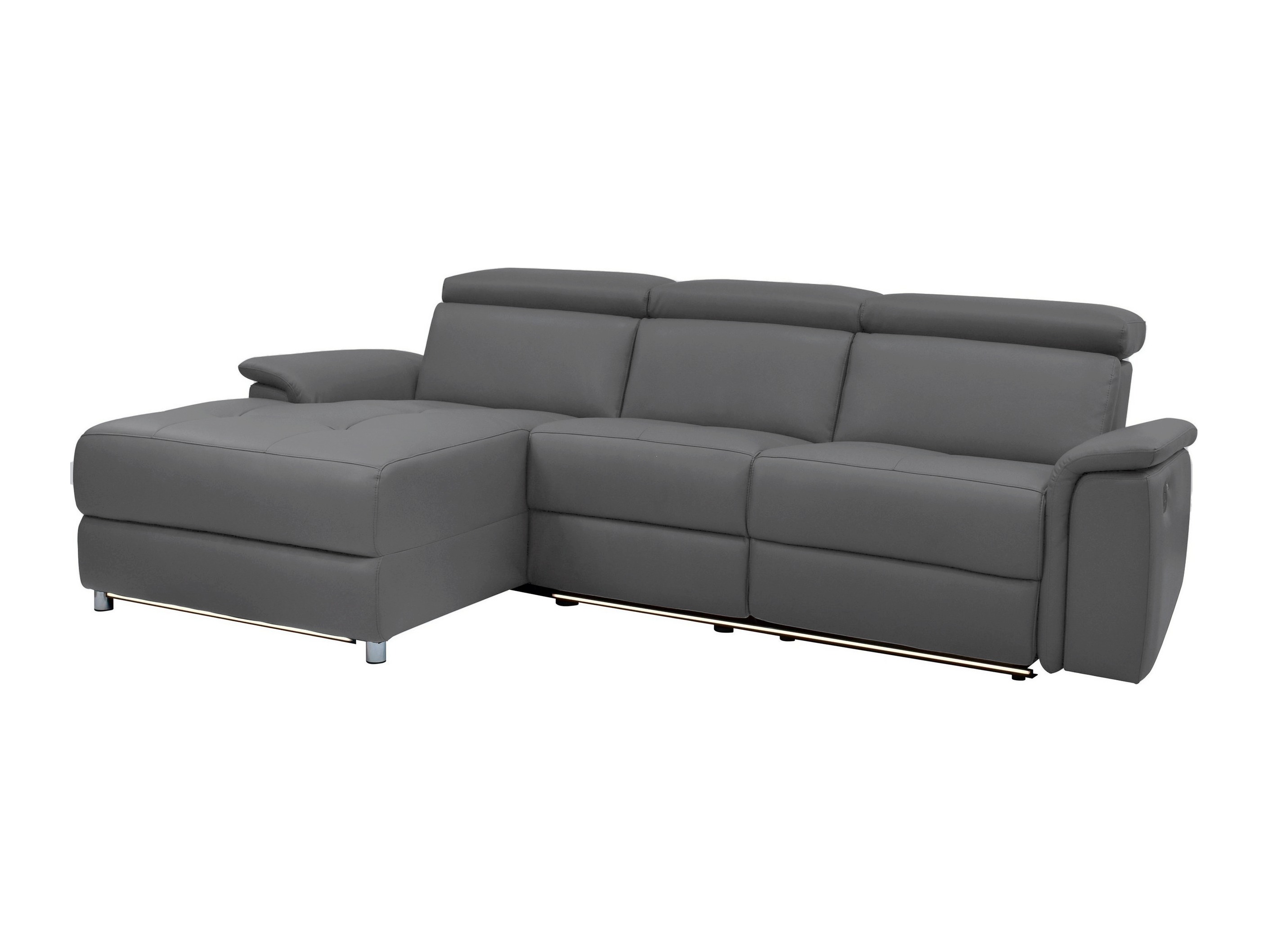 Stūra dīvāns reglaineris Denton 1489 (Antracīts)