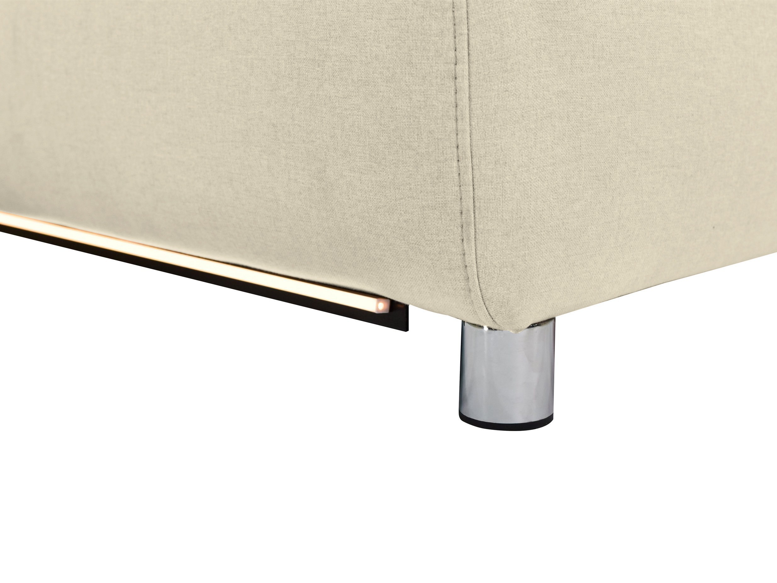 Stūra dīvāns reglaineris Denton 1489 (Krēms)