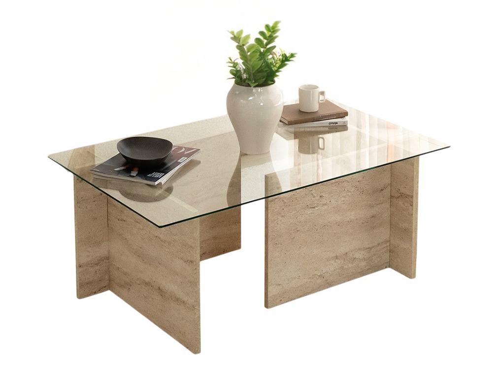 Журнальный столик Asheboro 176 (Светлый Travertine)