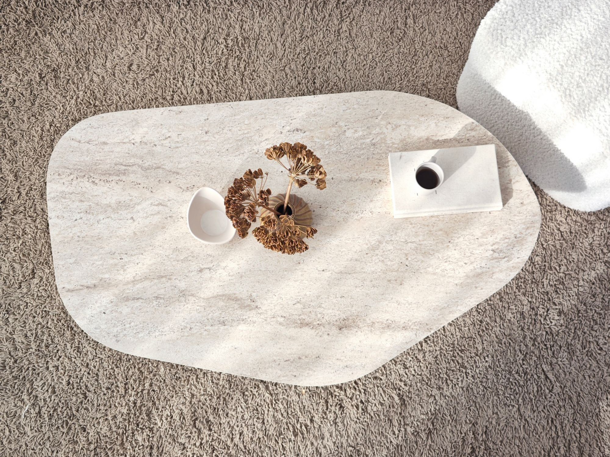 Журнальный столик Kailua 2637 (Светлый травертин)