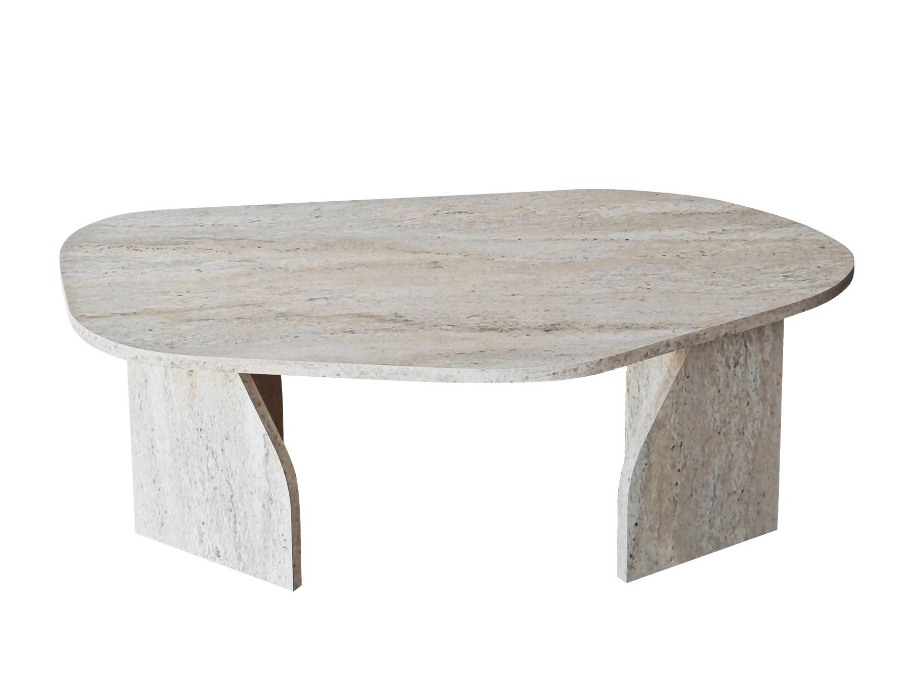 Žurnālu galdiņš Kailua 2637 (Gaišs travertīns)