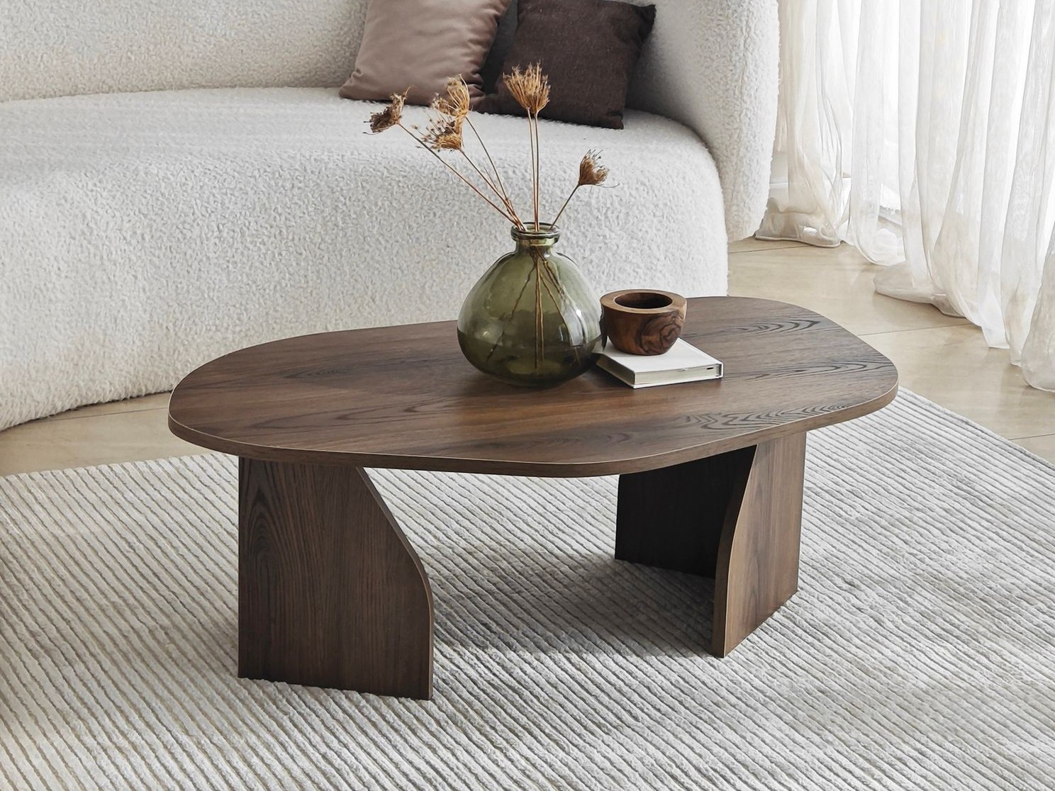 Žurnālu galdiņš Kailua 2637 (Riekstkoks)