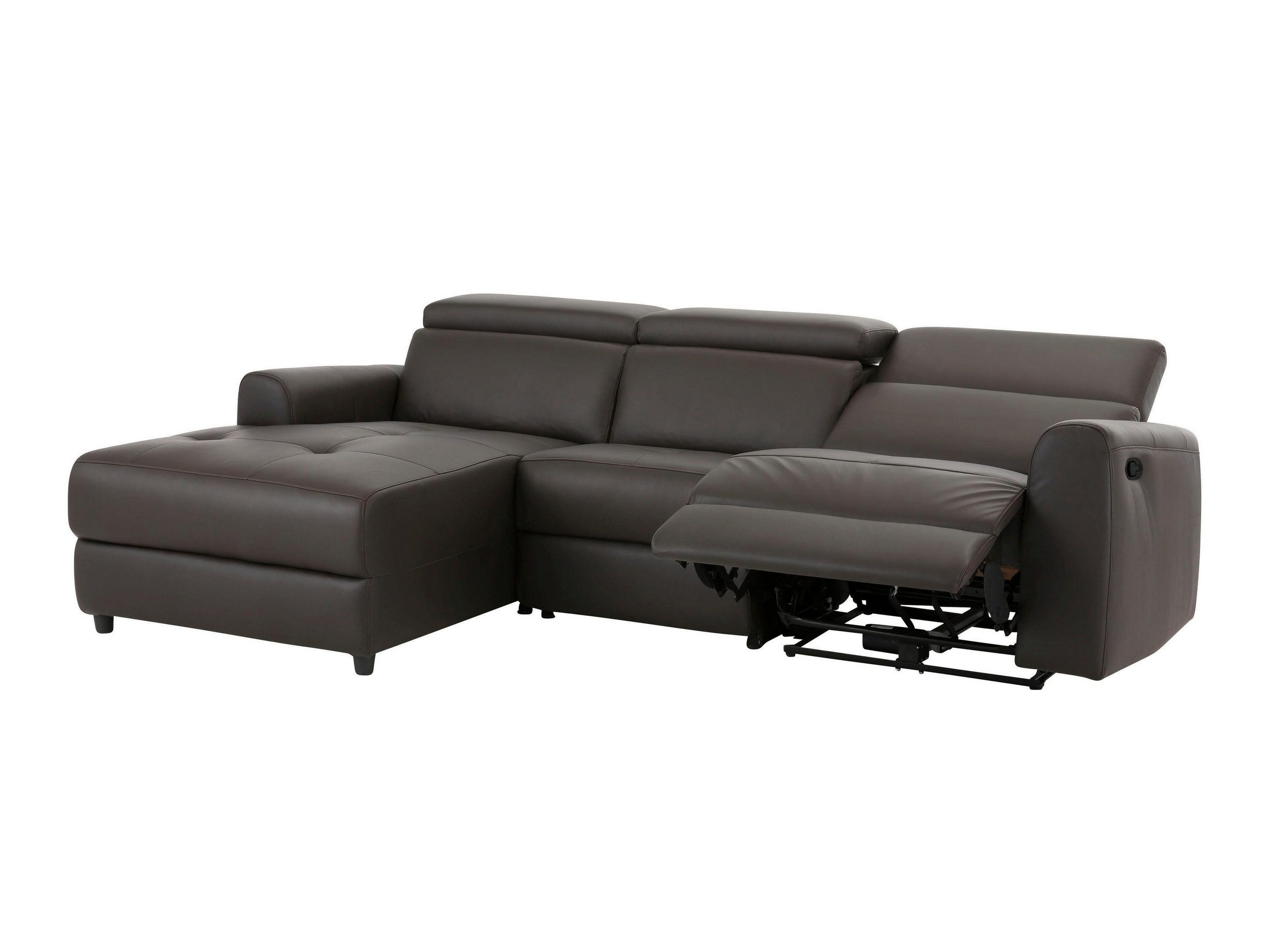 Stūra dīvāns reglaineris Denton 1490 (Brūns)