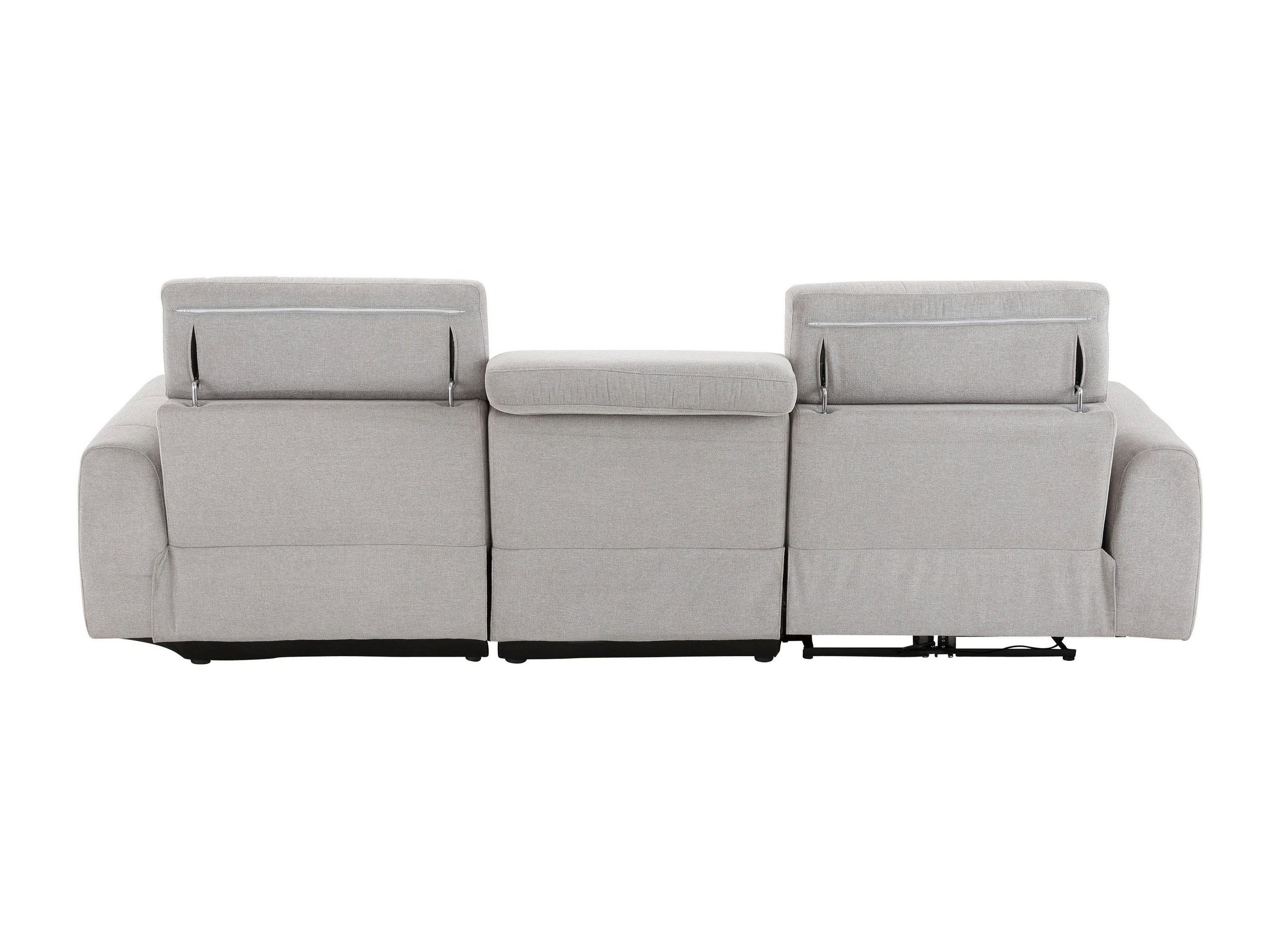 Stūra dīvāns reglaineris Denton 1490 (Gaiši pelēks)