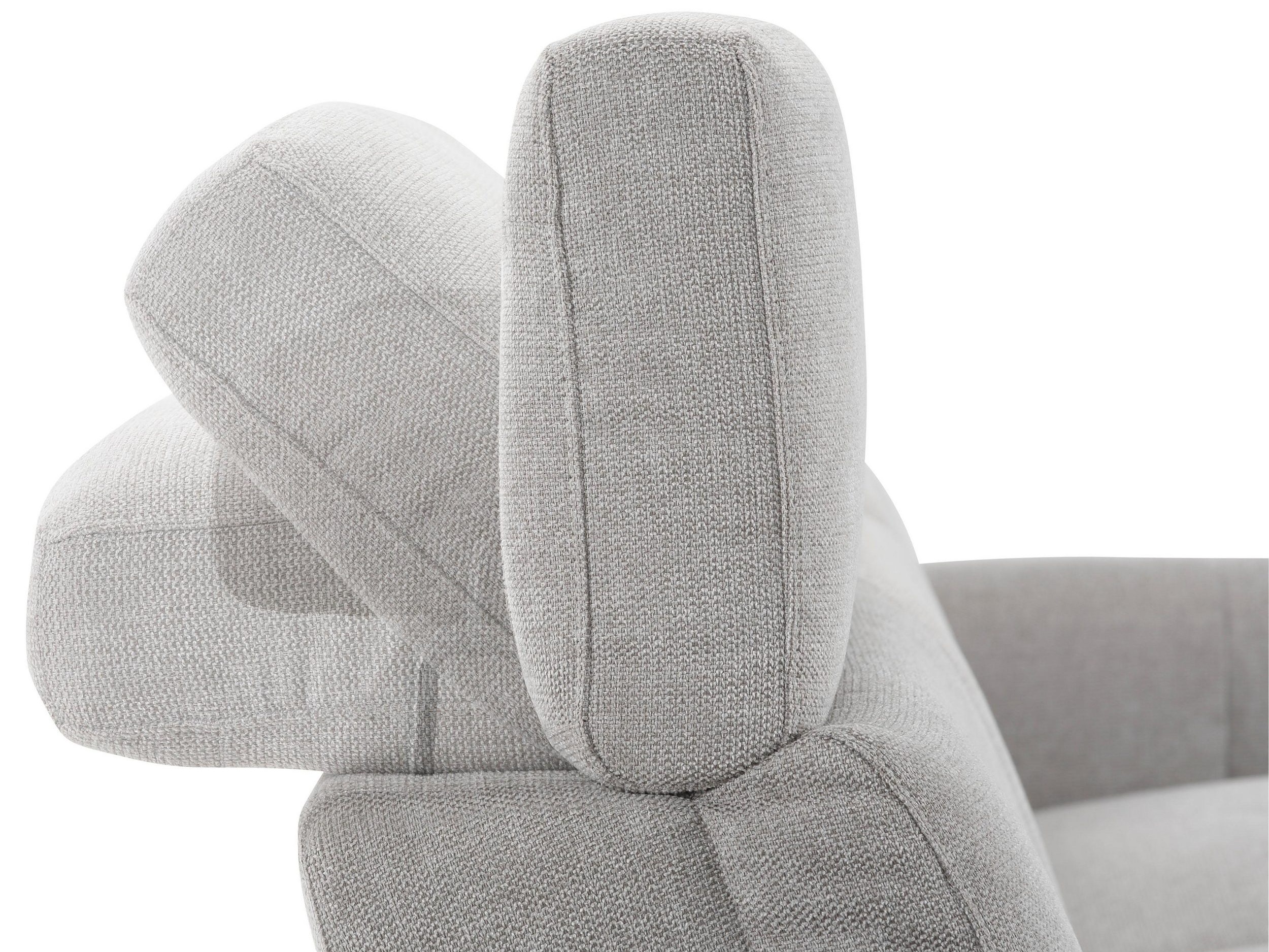 Stūra dīvāns reglaineris Denton 1490 (Gaiši pelēks)