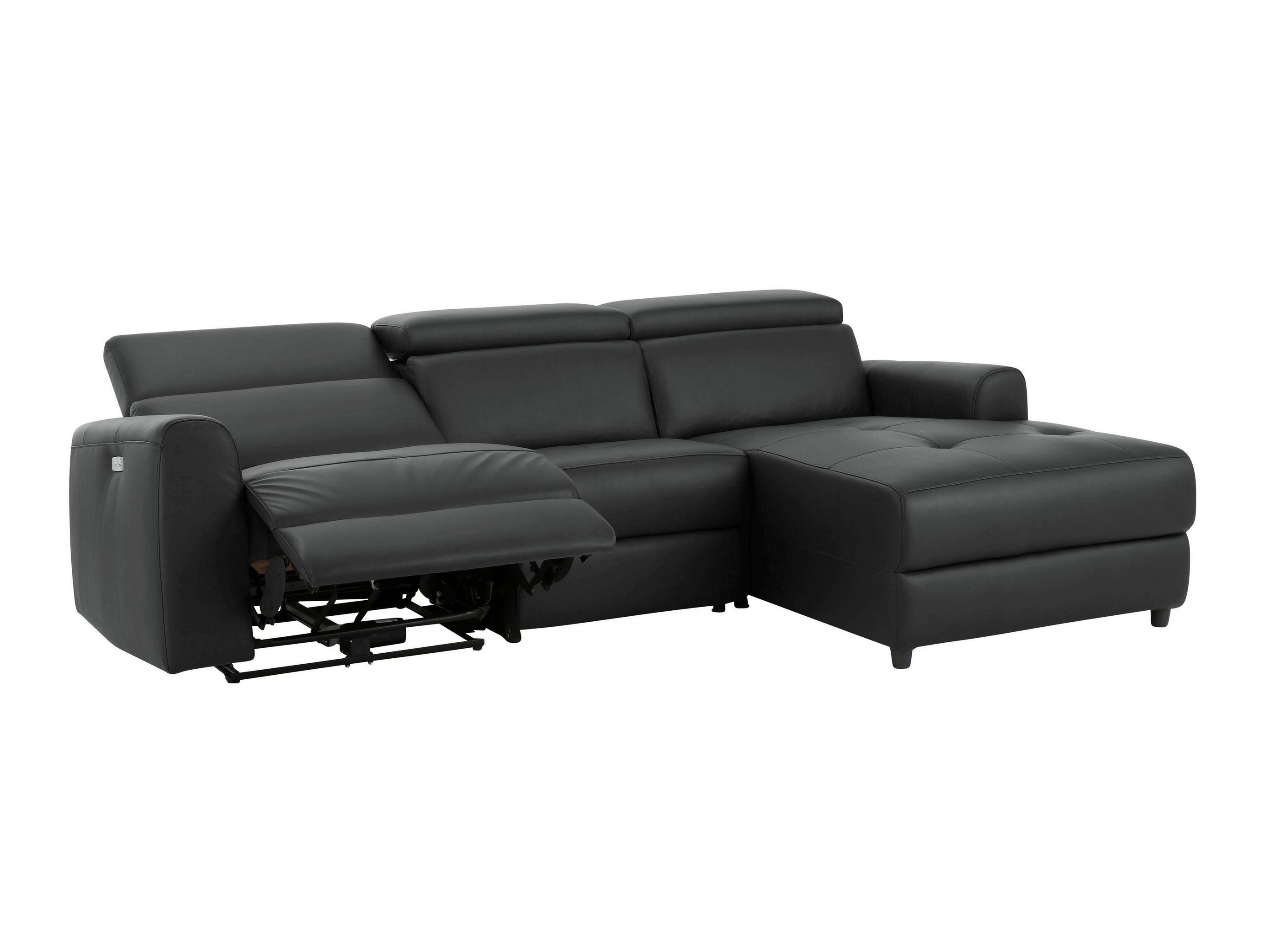 Stūra dīvāns reglaineris Denton 1490 (Pelēks)