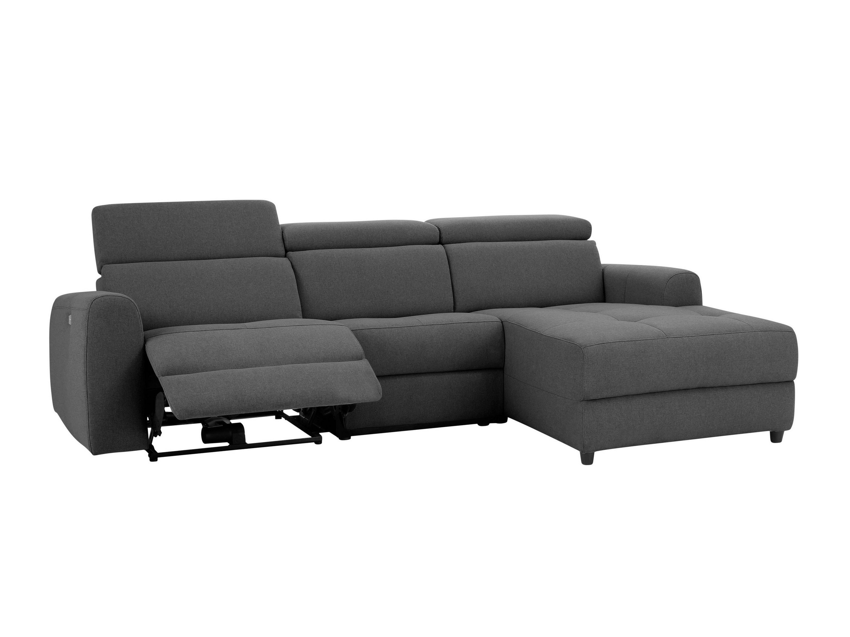 Stūra dīvāns reglaineris Denton 1490 (Pelēks)