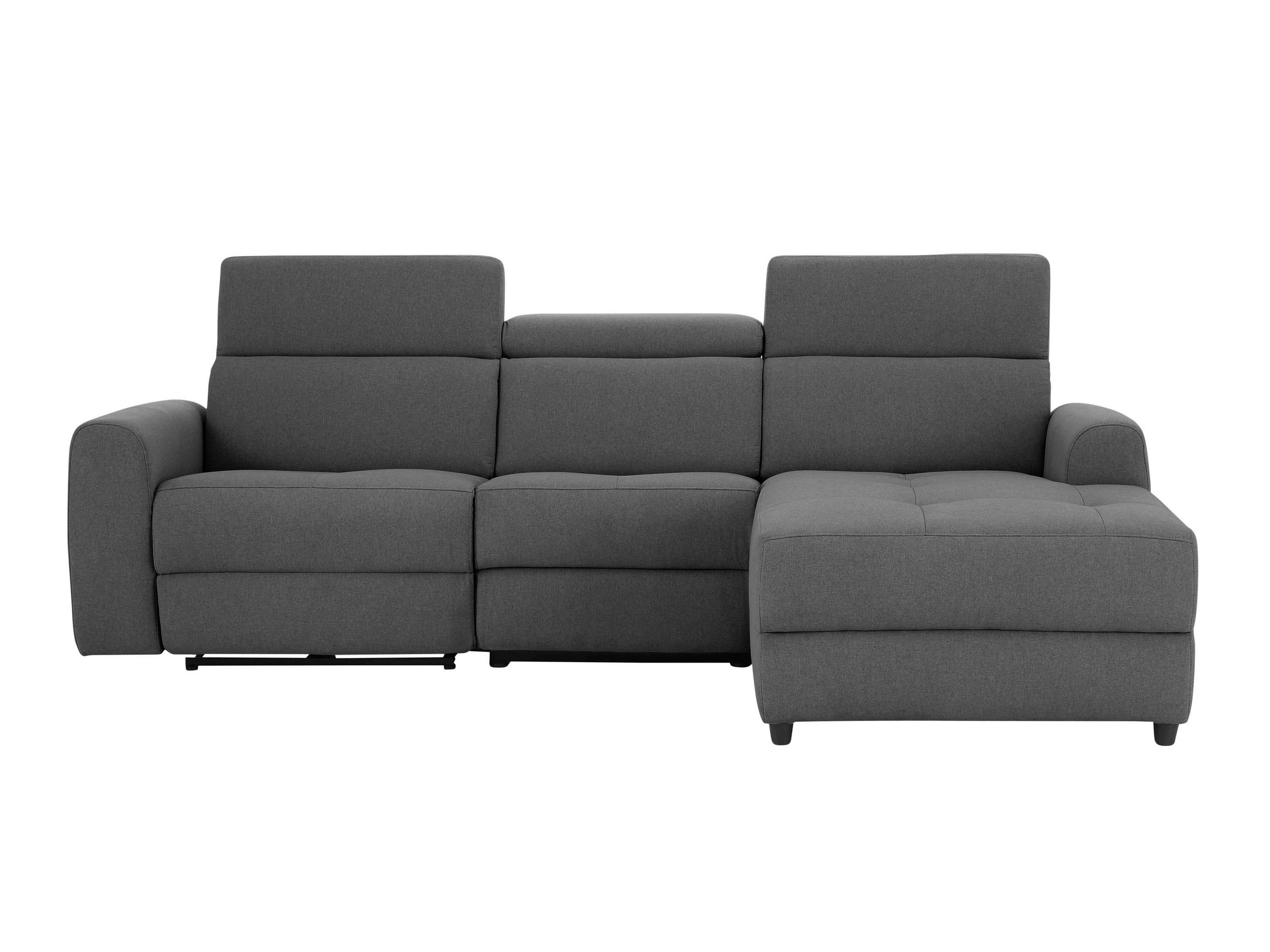 Stūra dīvāns reglaineris Denton 1490 (Pelēks)