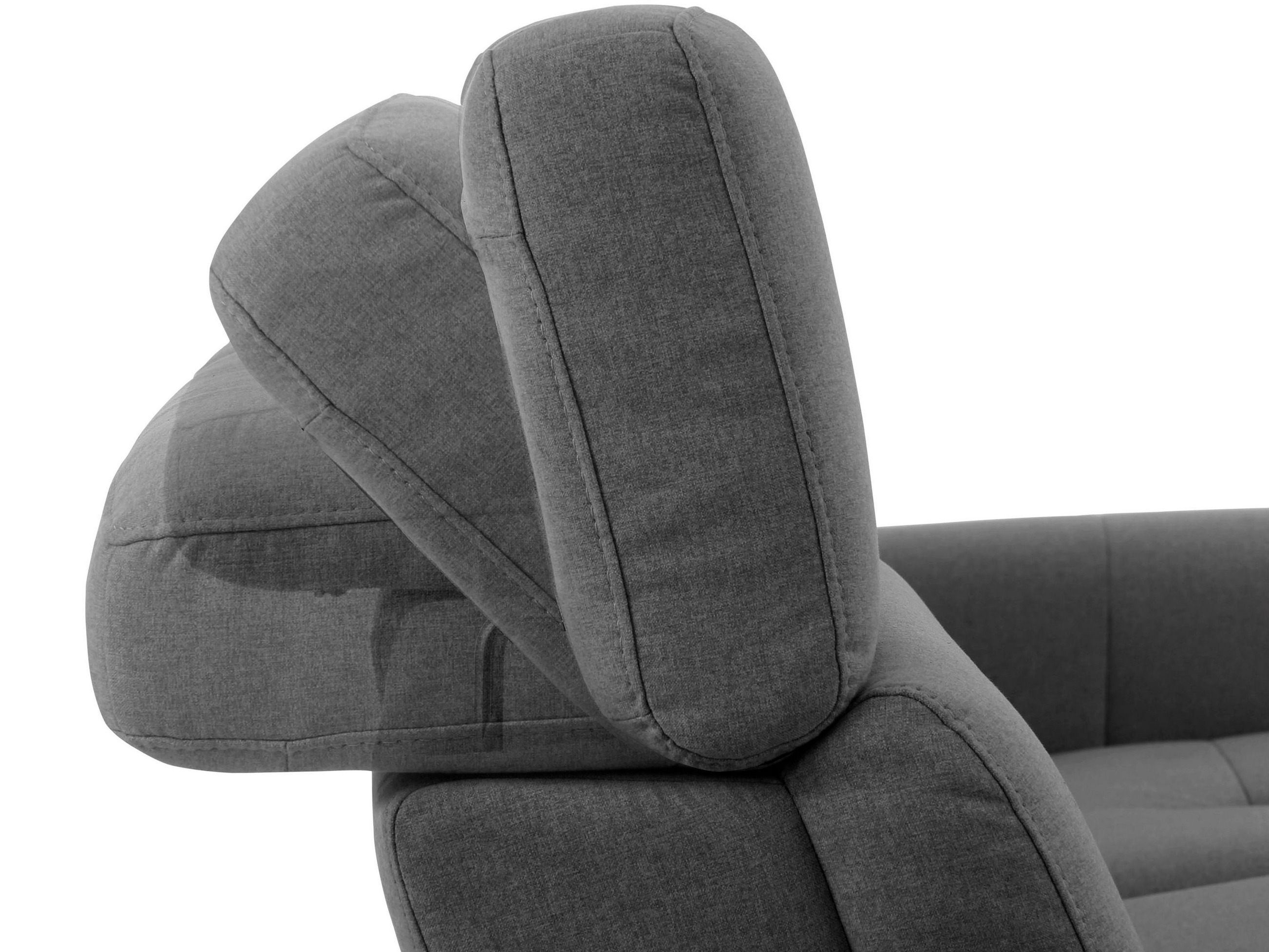 Stūra dīvāns reglaineris Denton 1490 (Pelēks)