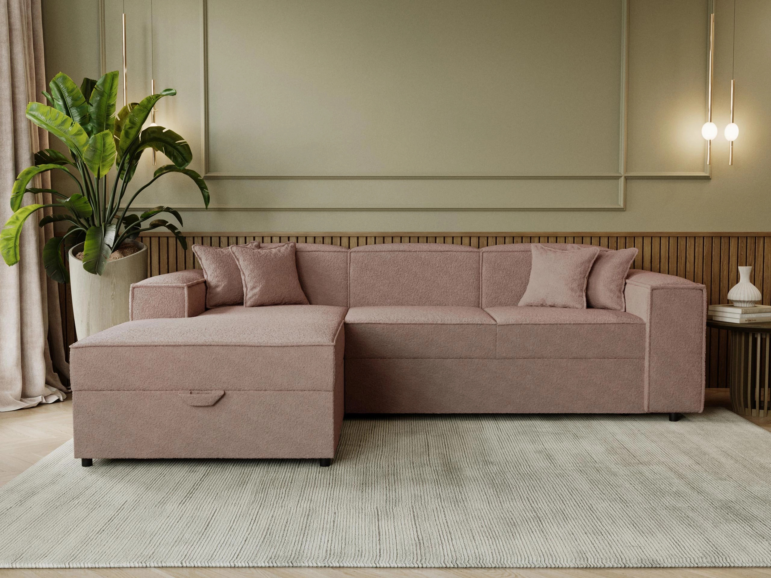 Угловой диван Clovis 116 (Coral 45)