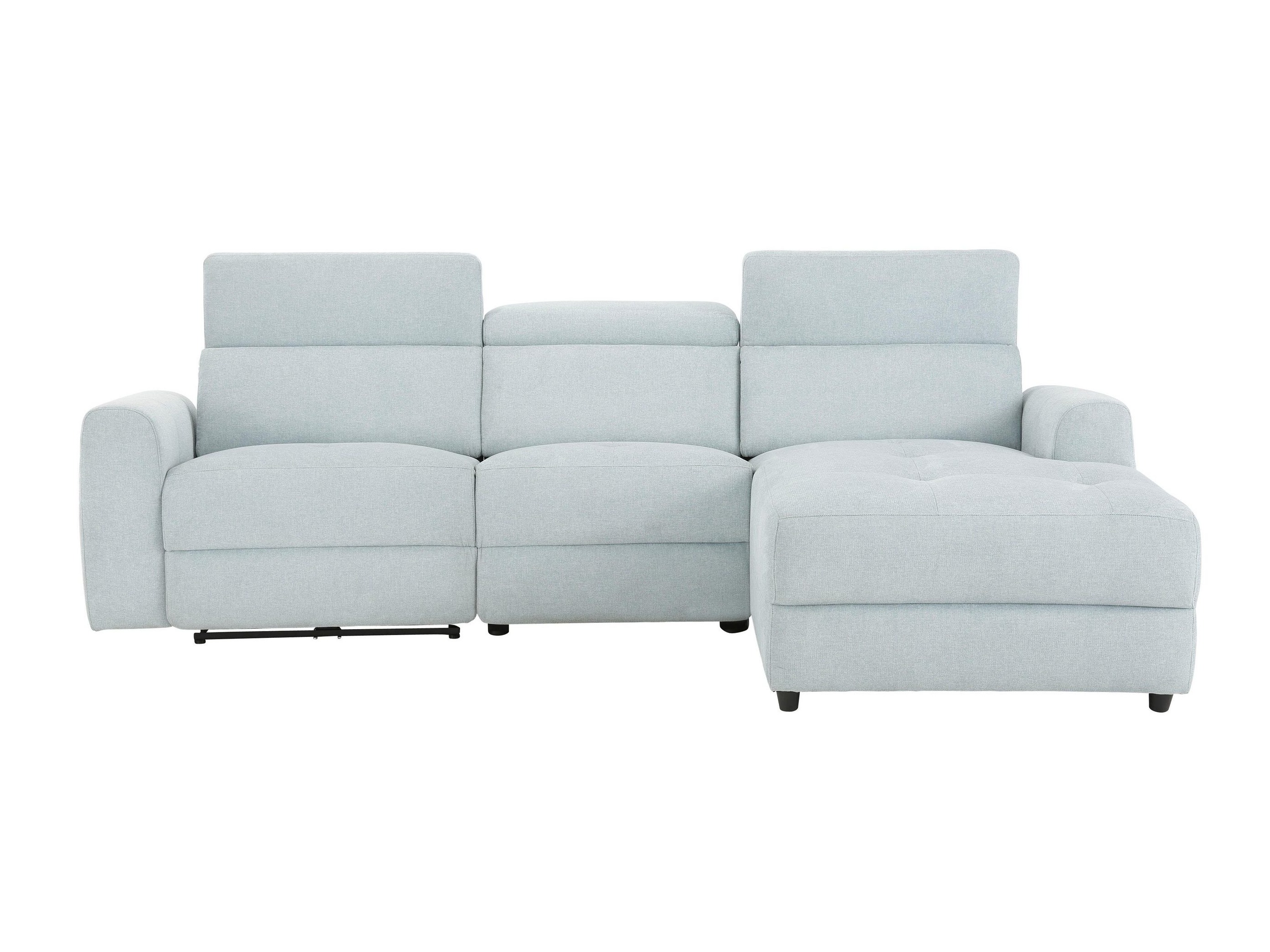 Угловой диван реклайнер Denton 1490 (Голубой)