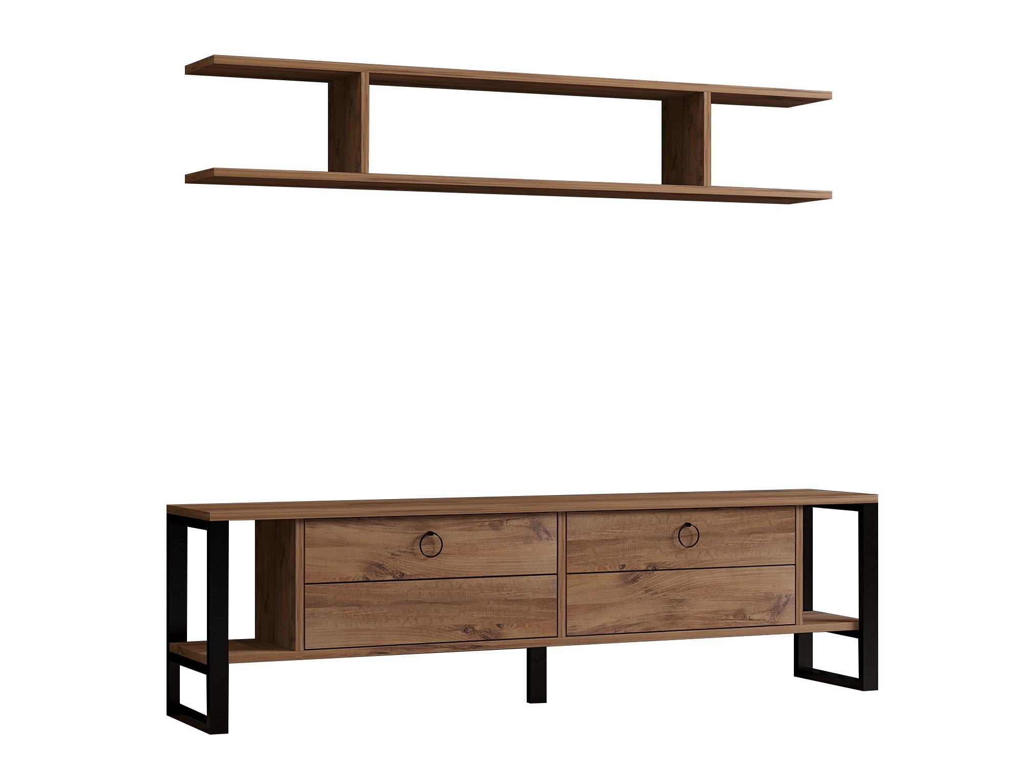 Viesistabas komplekts Kailua 2643 (Tumši priede)