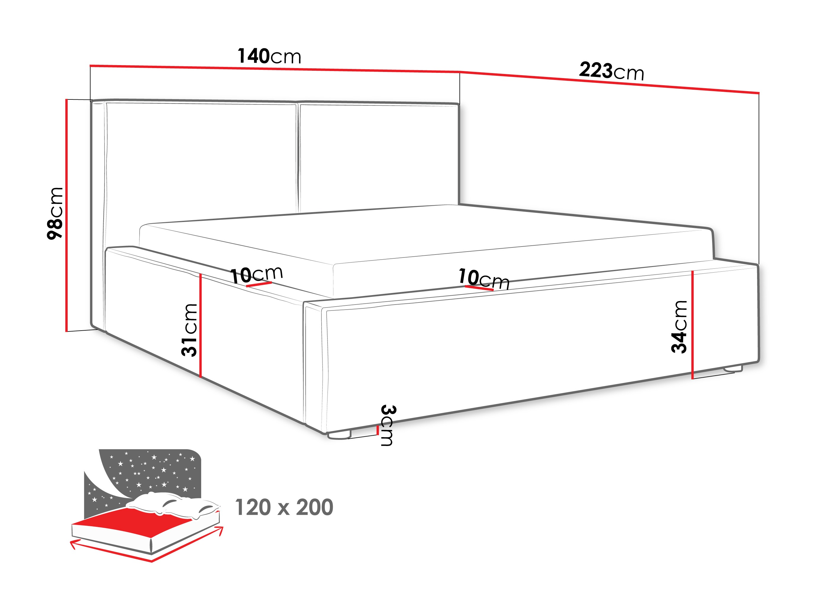 Gulta TrendyNest 117 (Coral 45)