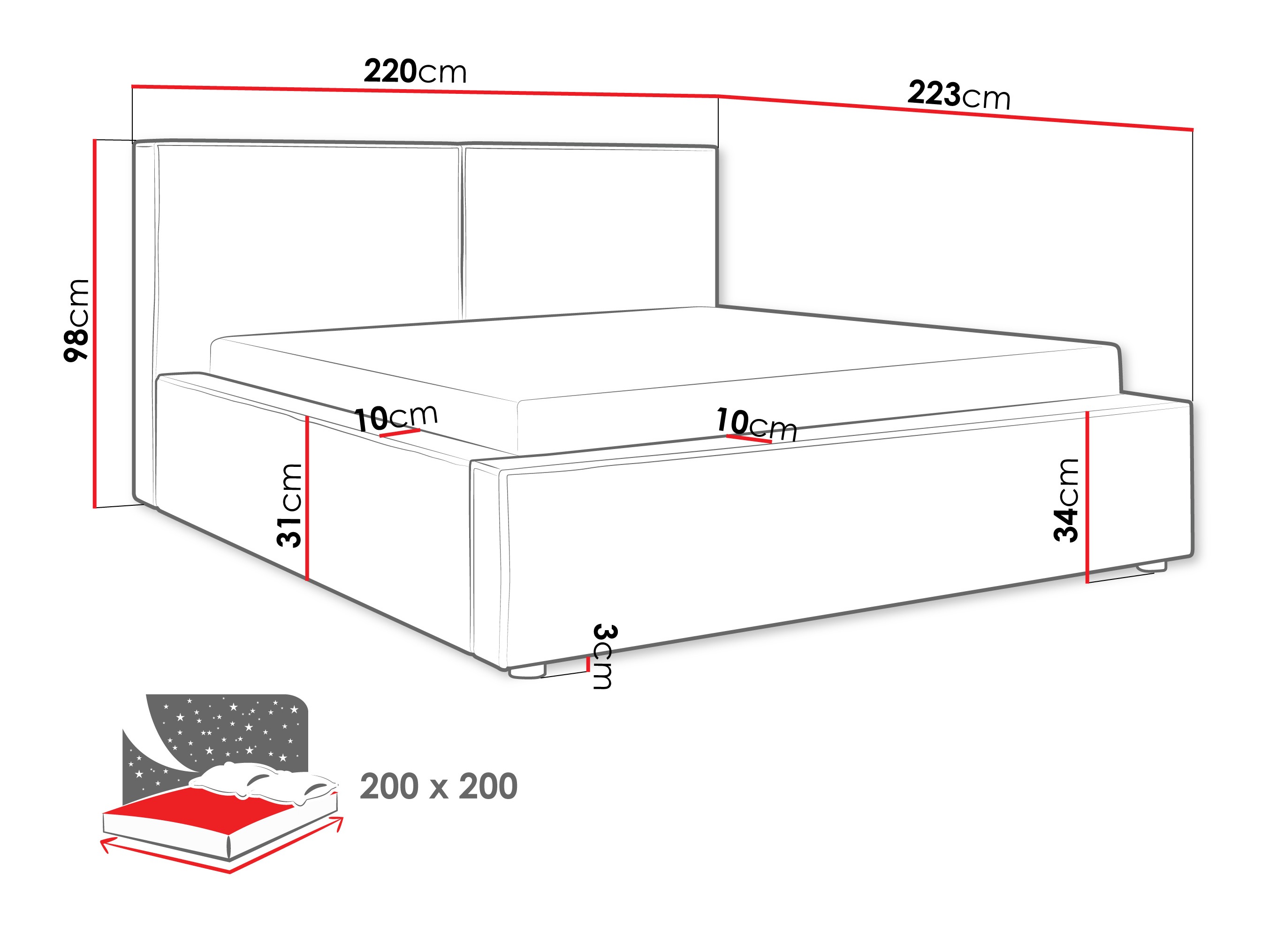 Gulta TrendyNest 117 (Coral 45)