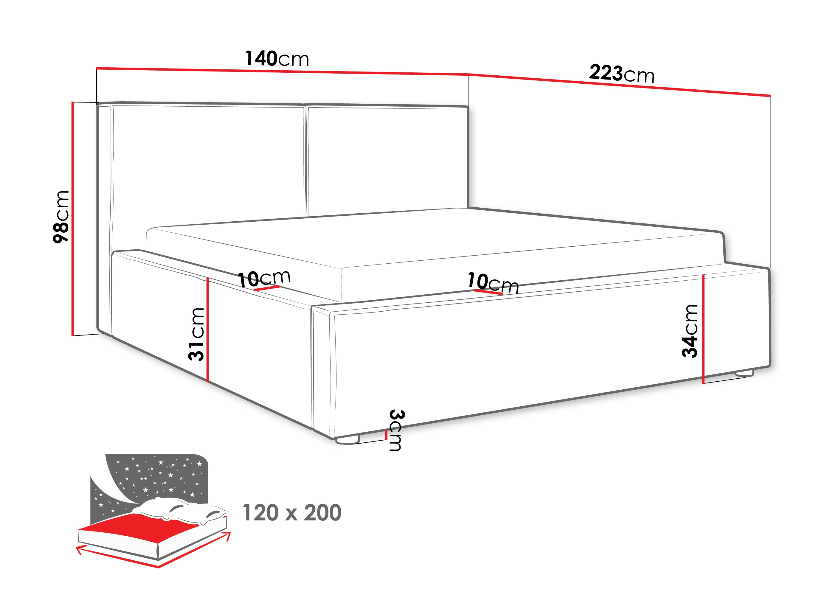 Gulta TrendyNest 117 (Coral 50)