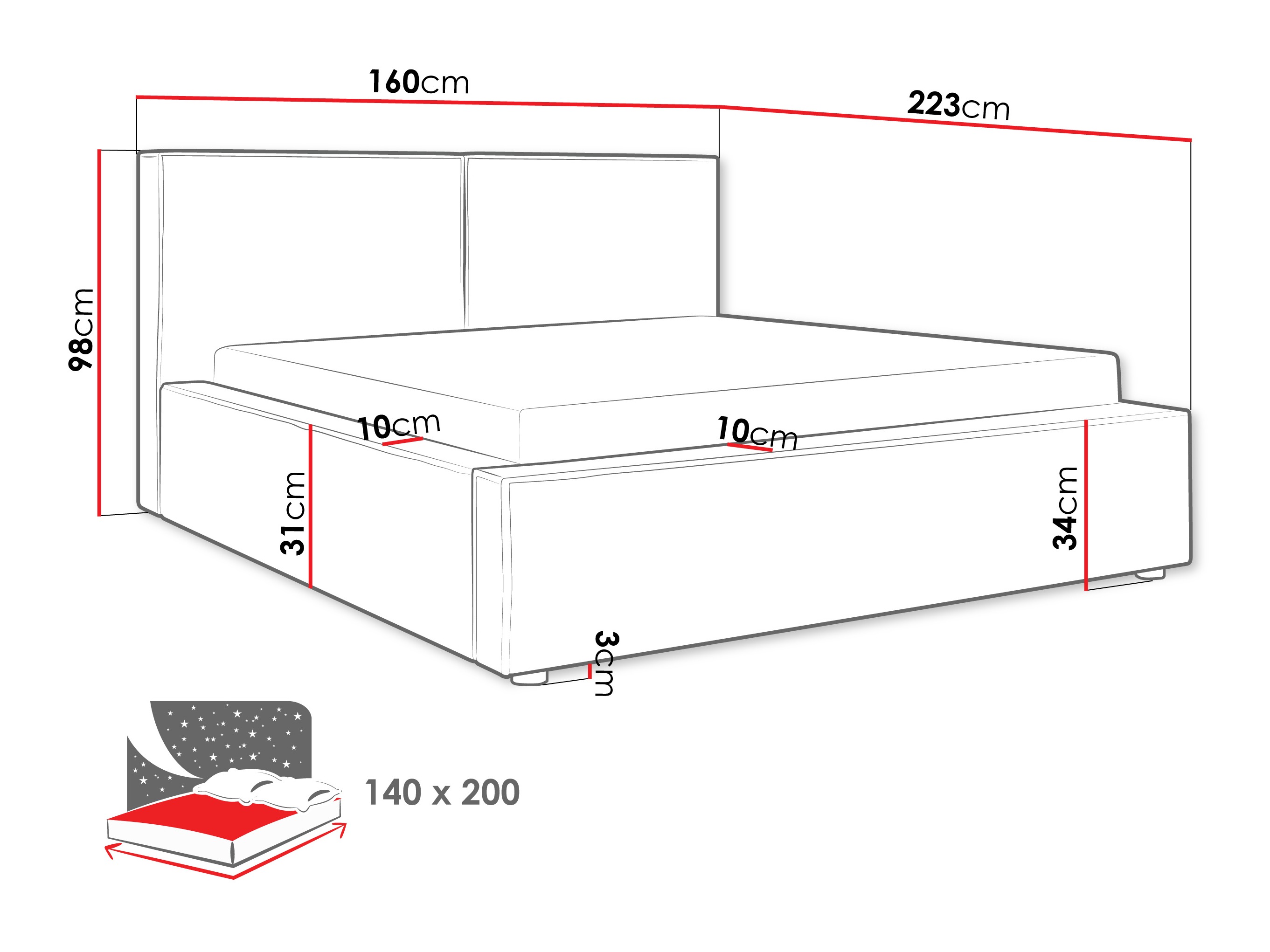 Gulta TrendyNest 117 (Coral 55)