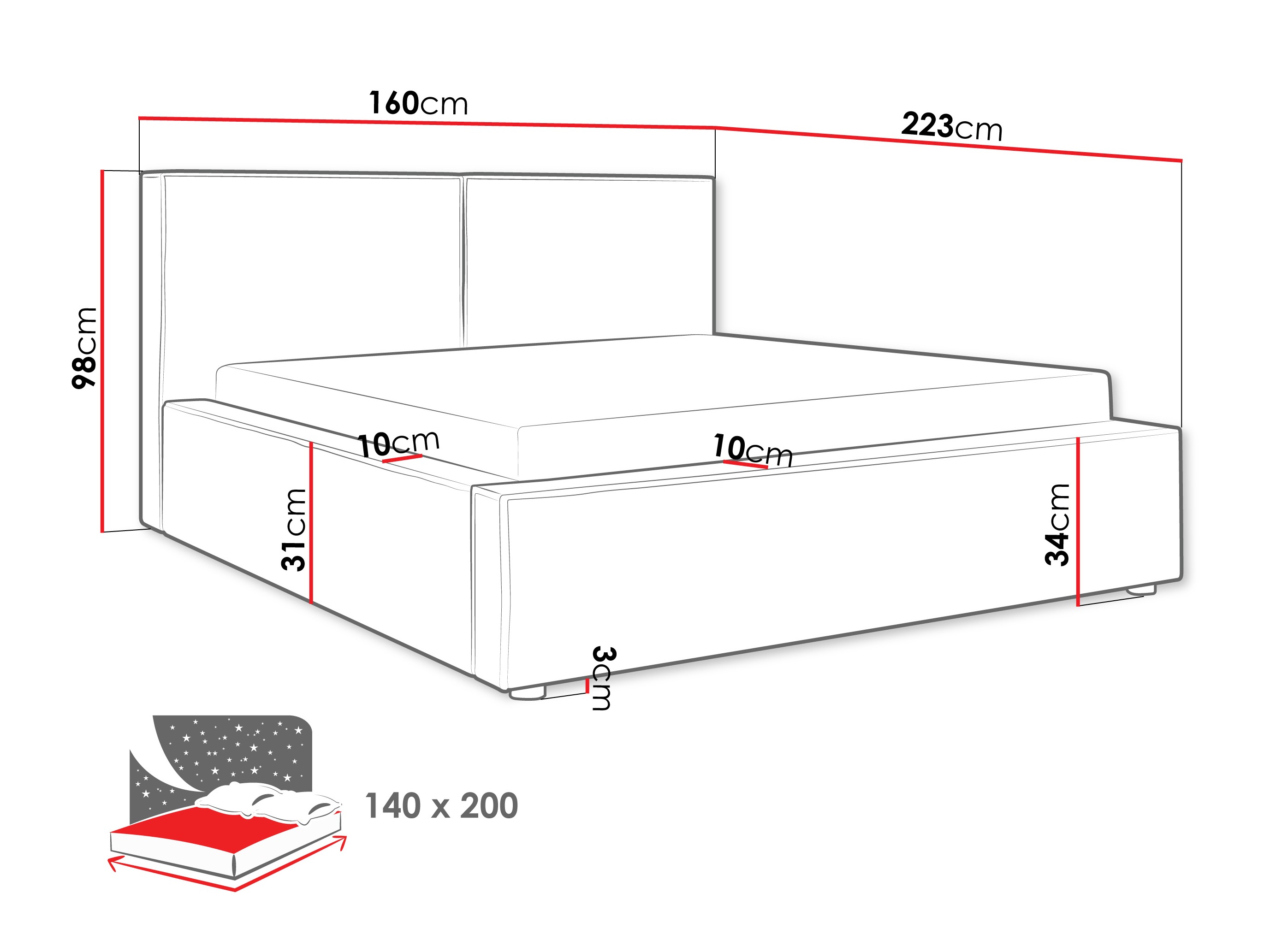 Gulta TrendyNest 117 (Coral 75)
